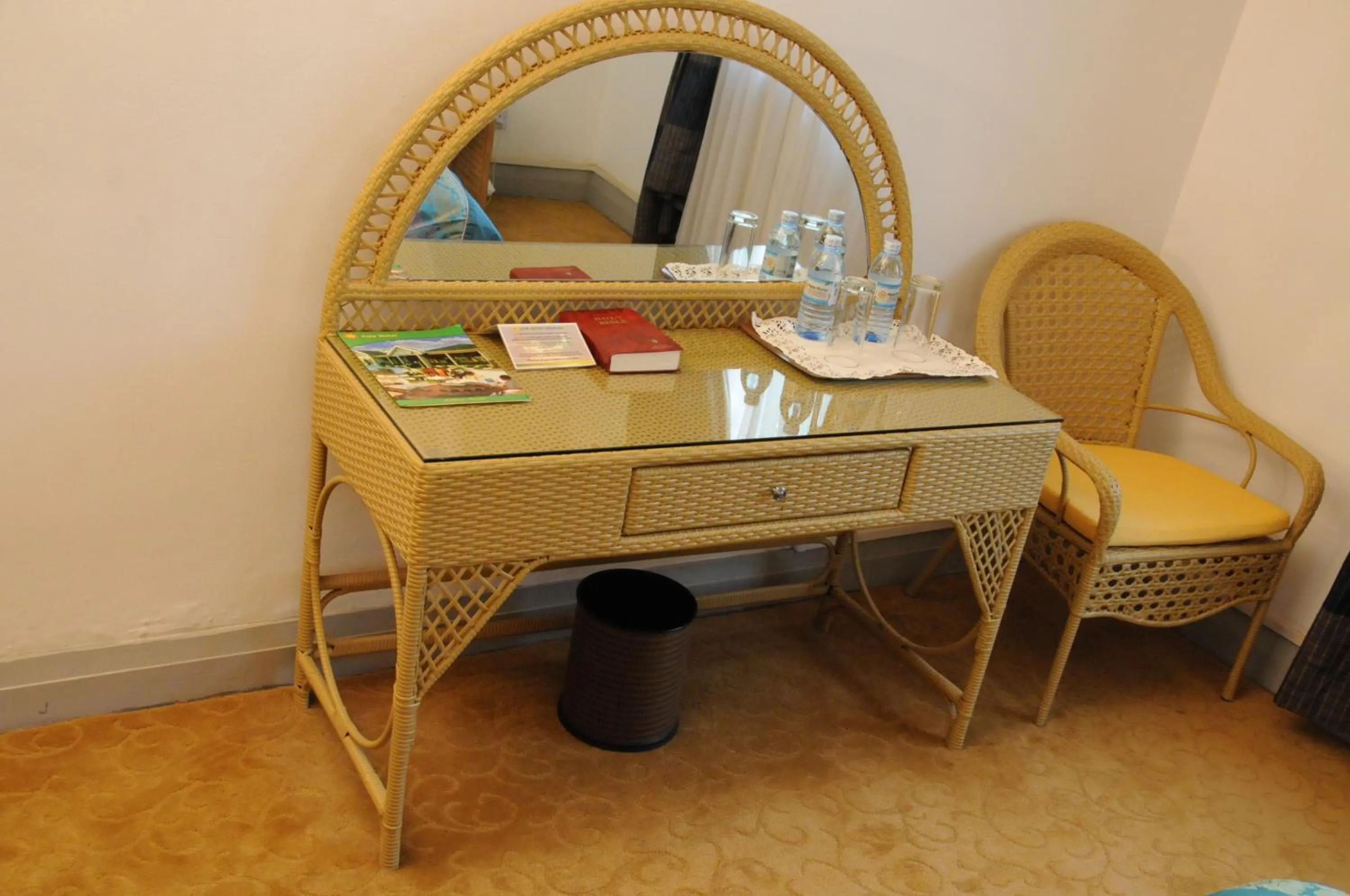 Decorative detail in Agip Motel Mbarara