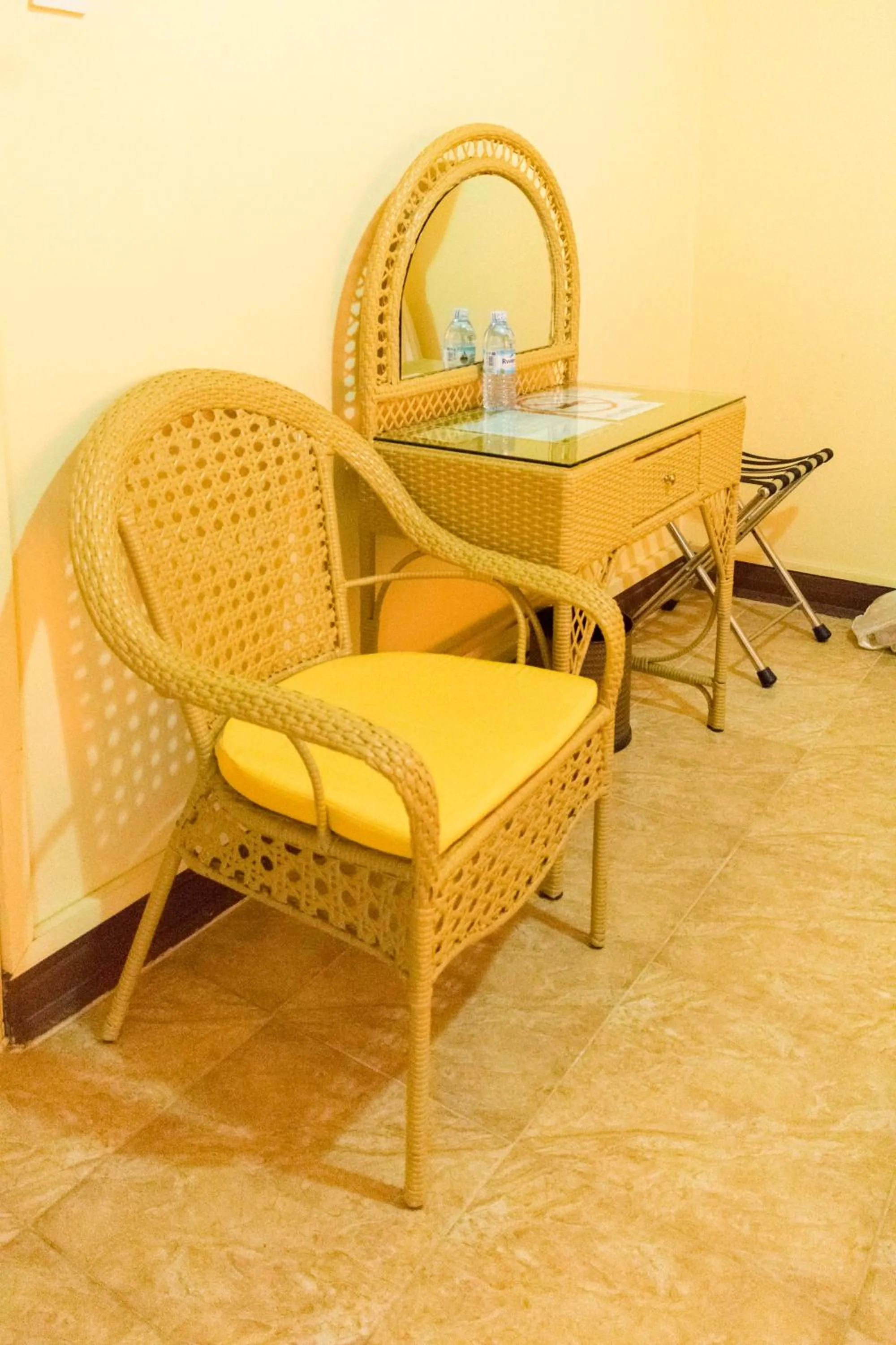 Seating area in Agip Motel Mbarara