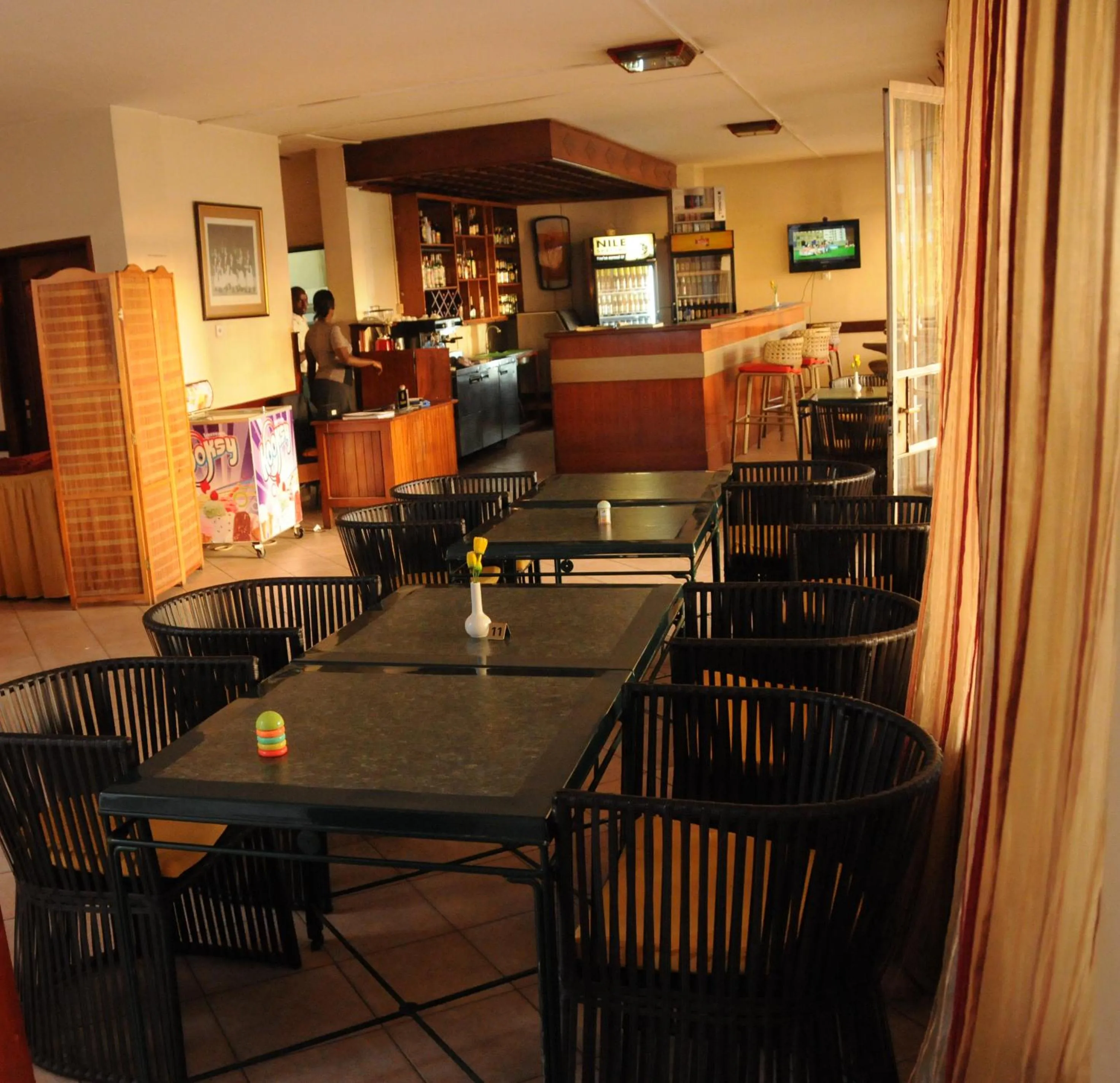 Communal lounge/ TV room in Agip Motel Mbarara