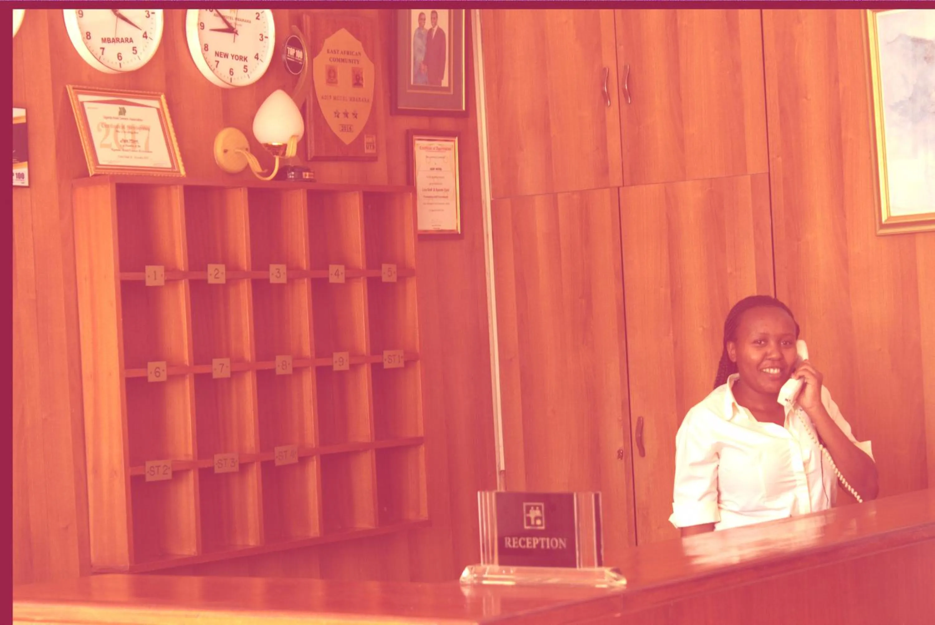 Staff in Agip Motel Mbarara