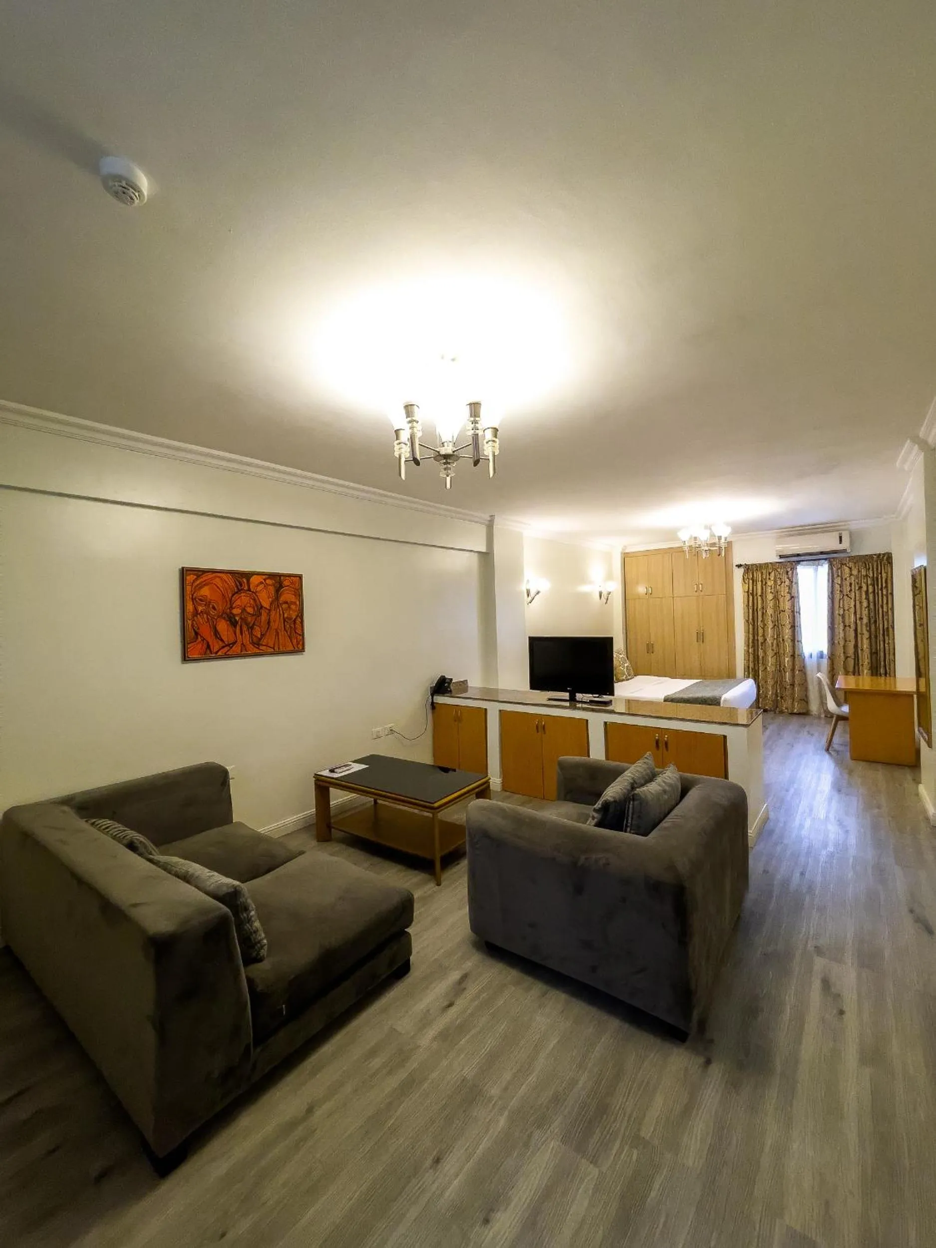 Living room in Maroko Bayshore Suites