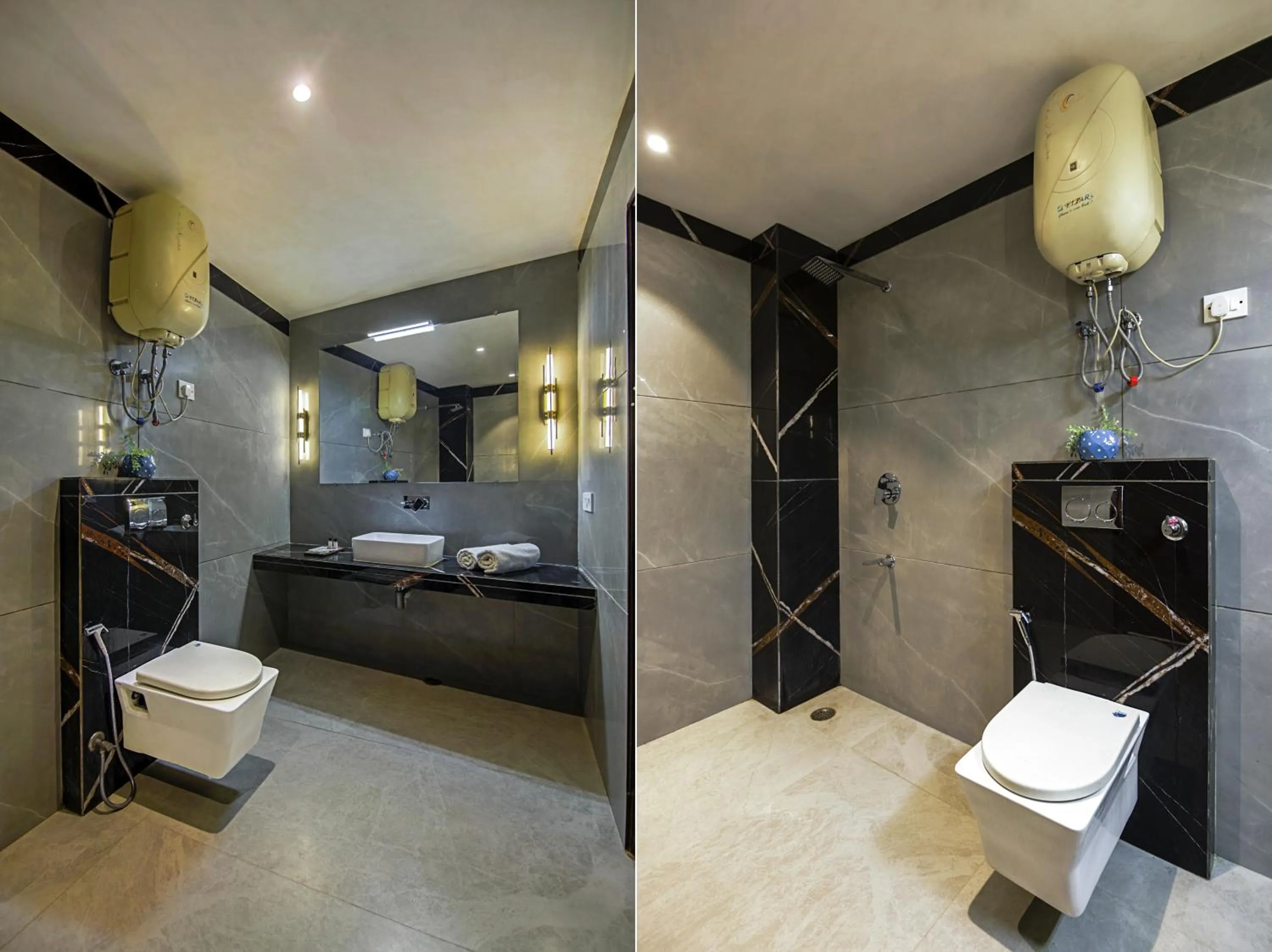Bathroom in Hotel DELHI 37 by STAR GROUP