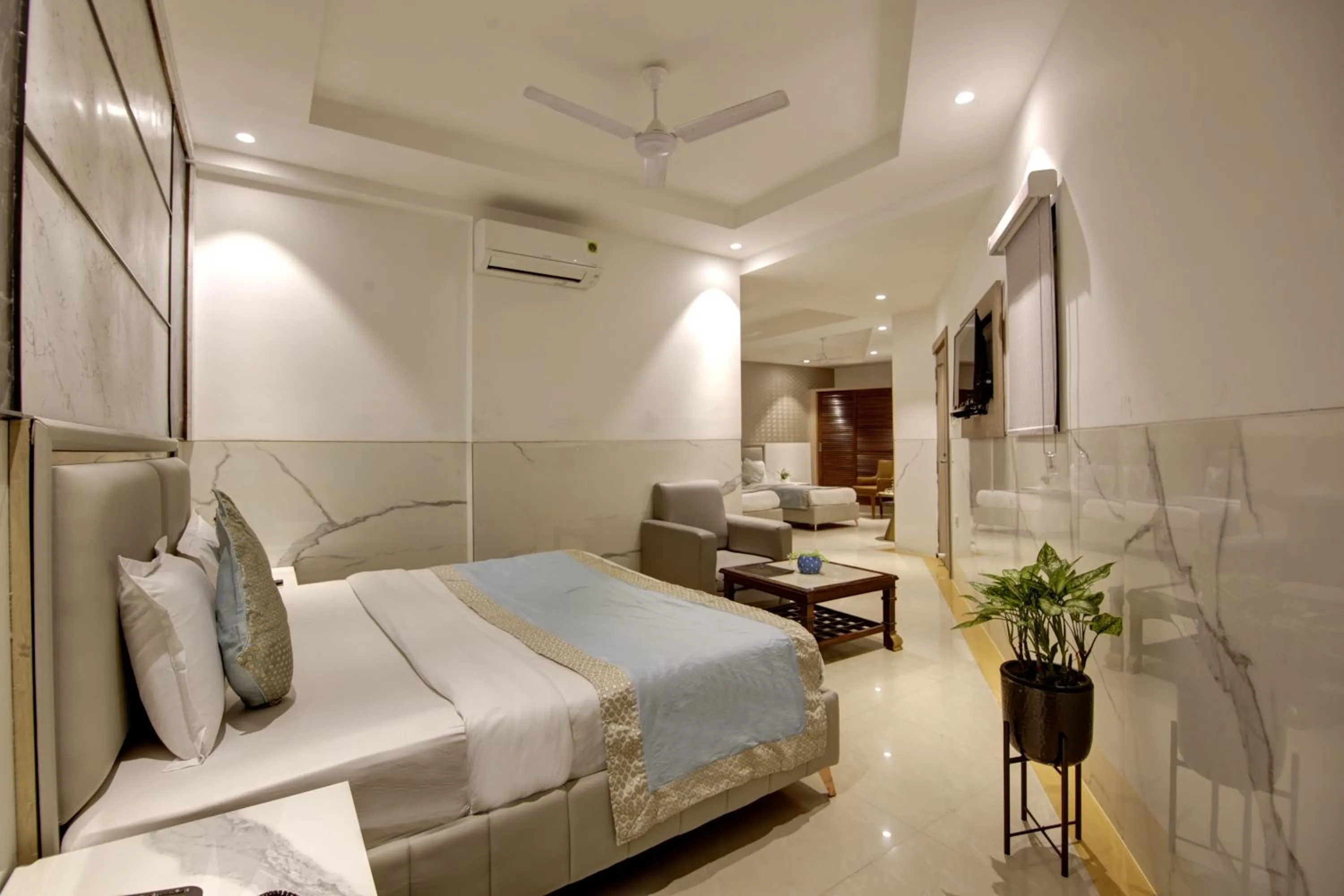 Photo of the whole room, Bed in Hotel DELHI 37 by STAR GROUP