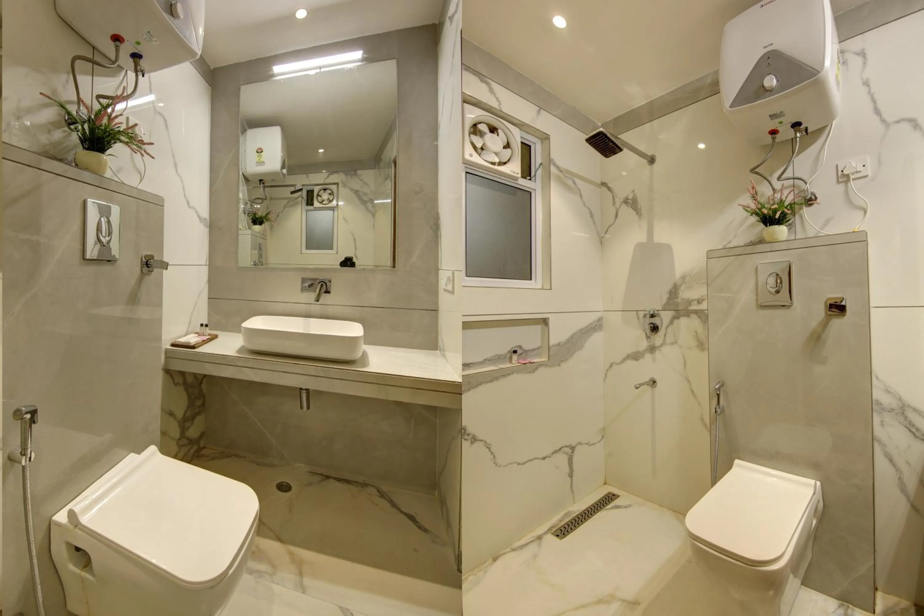 Bathroom in Hotel DELHI 37 by STAR GROUP
