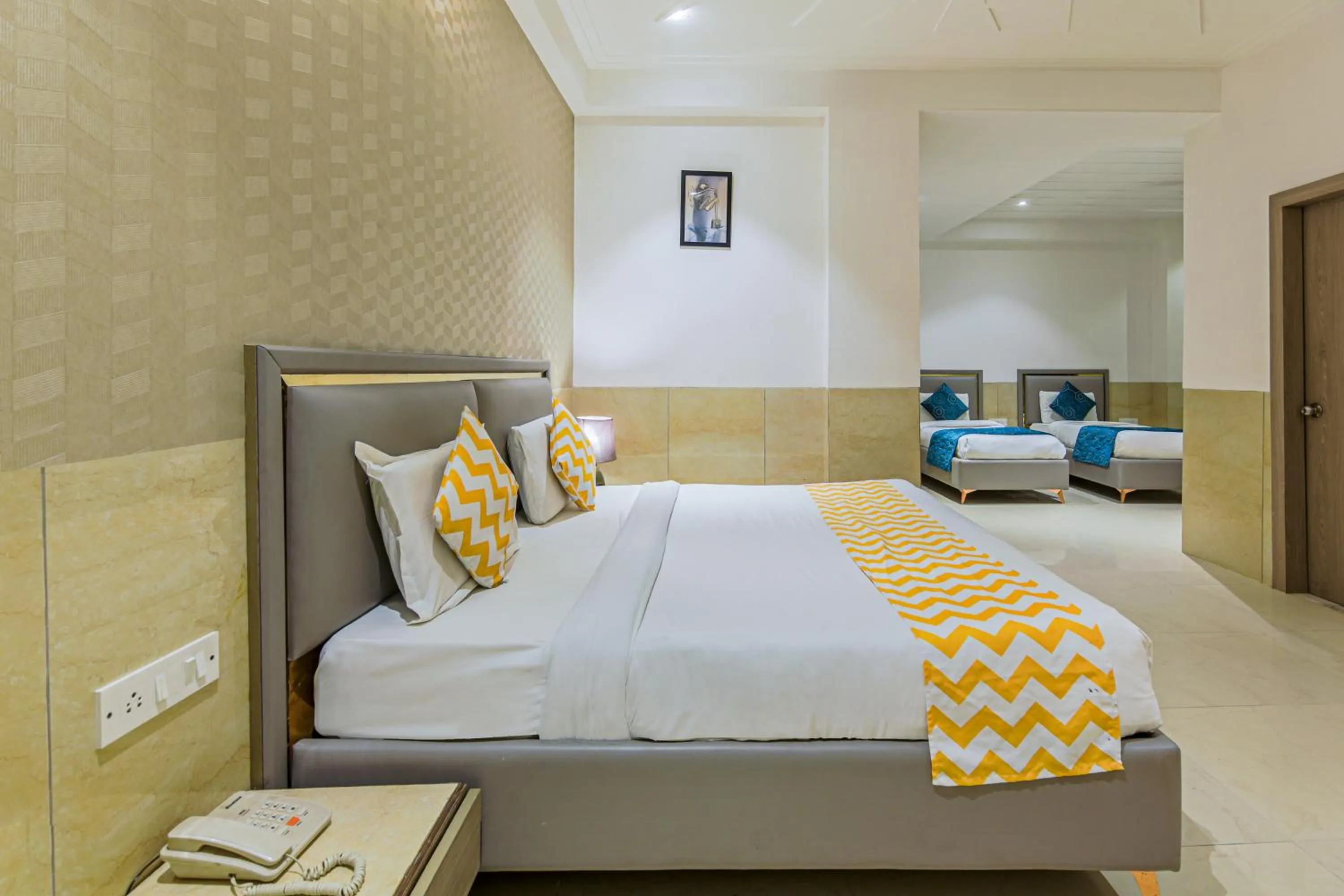 Bedroom, Bed in Hotel DELHI 37 by STAR GROUP