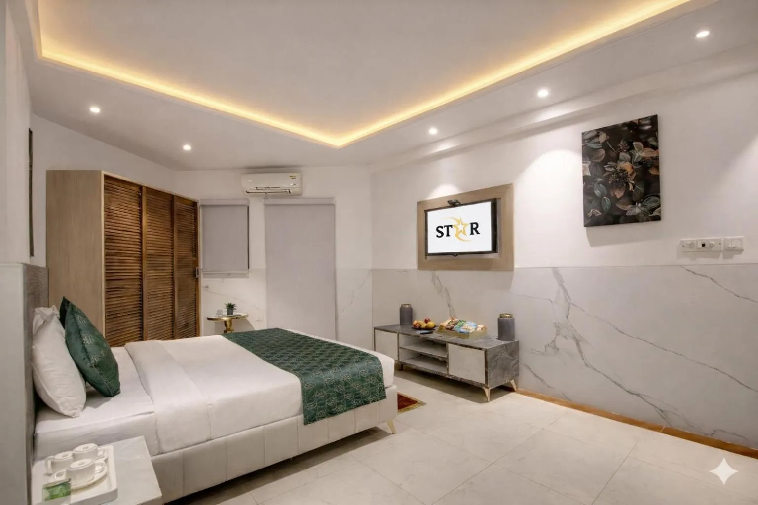 Photo of the whole room, Bed in Hotel DELHI 37 by STAR GROUP