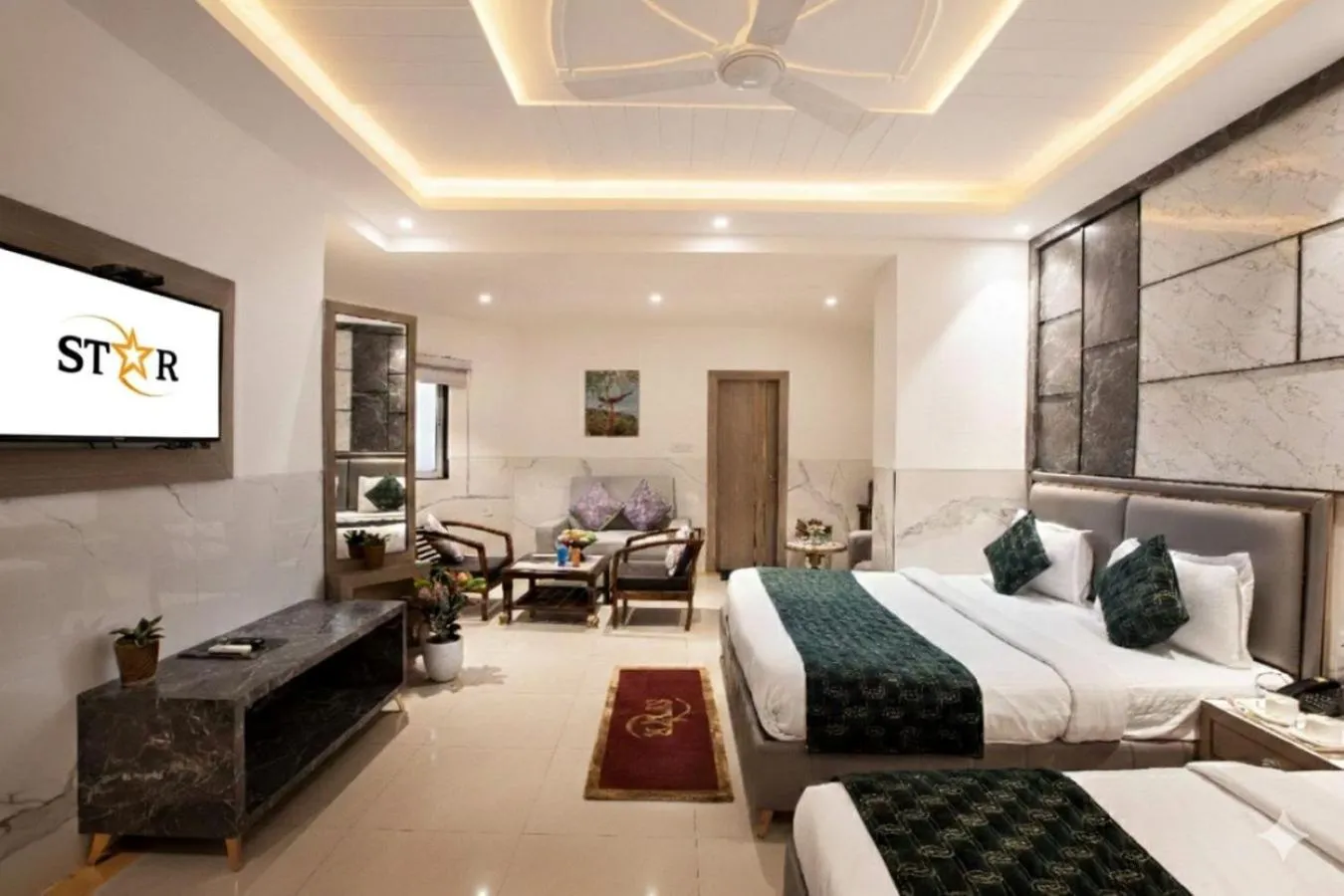 Bedroom, Bed in Hotel DELHI 37 by STAR GROUP