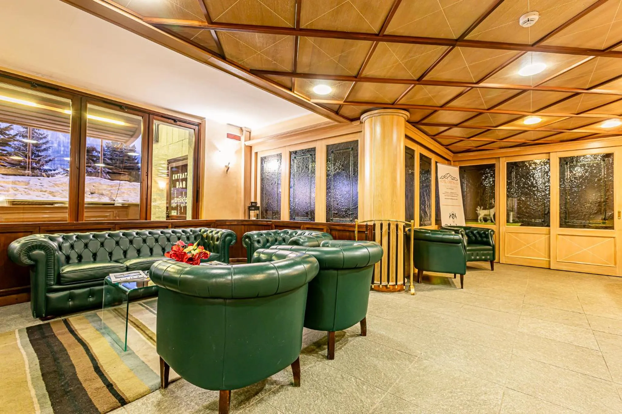 Lobby or reception in Hotel Cristallo
