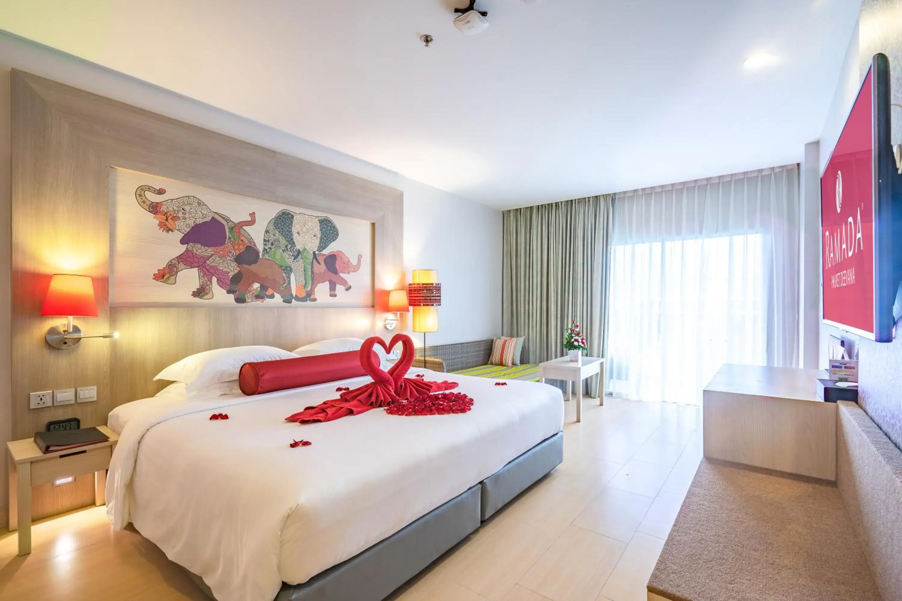 Premier Double Room with Pool View in Ramada by Wyndham Phuket Deevana Premier Double Room with Pool View in Ramada by Wyndham Phuket Deevana