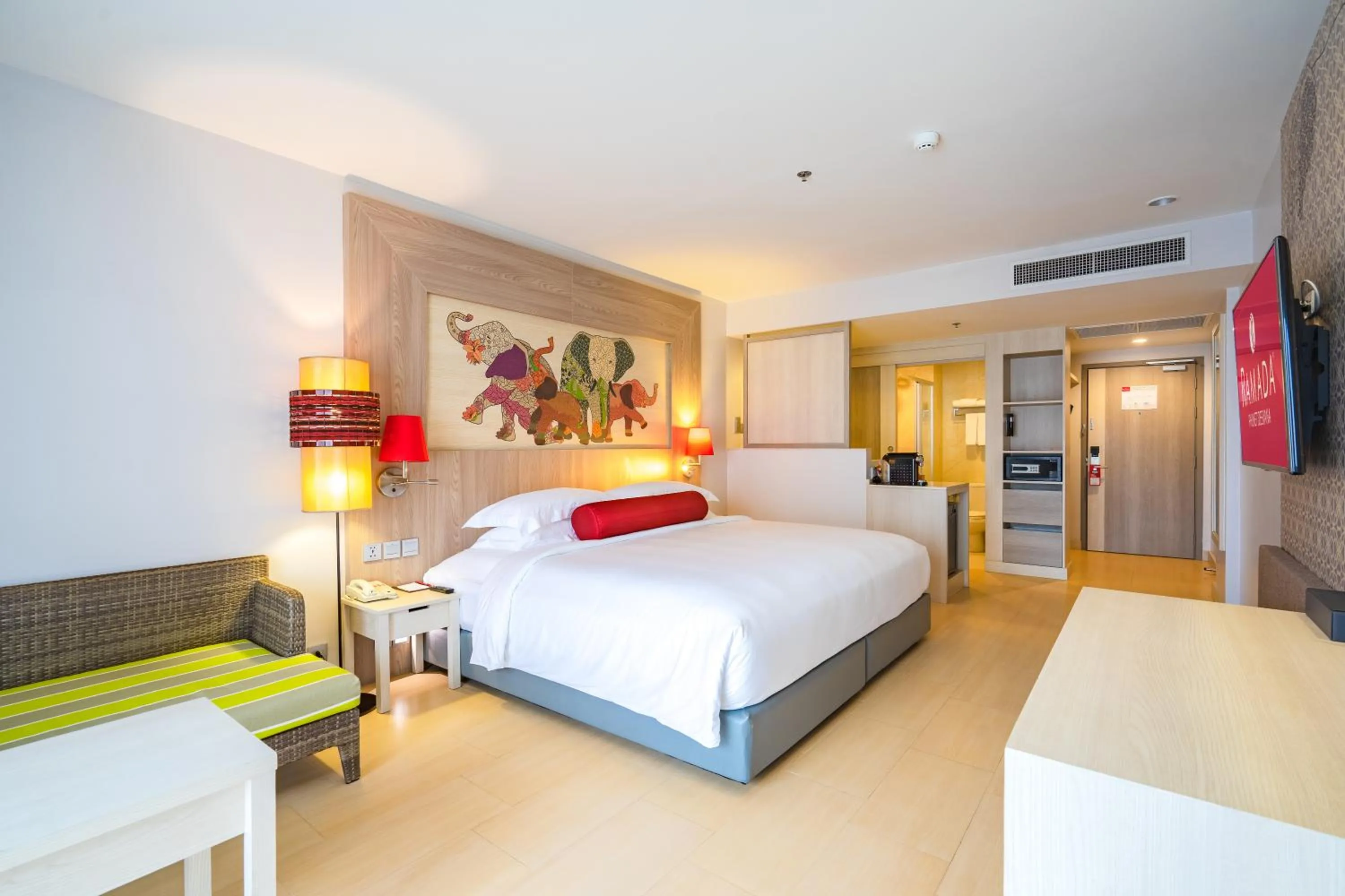 Bedroom, Bed in Ramada by Wyndham Phuket Deevana