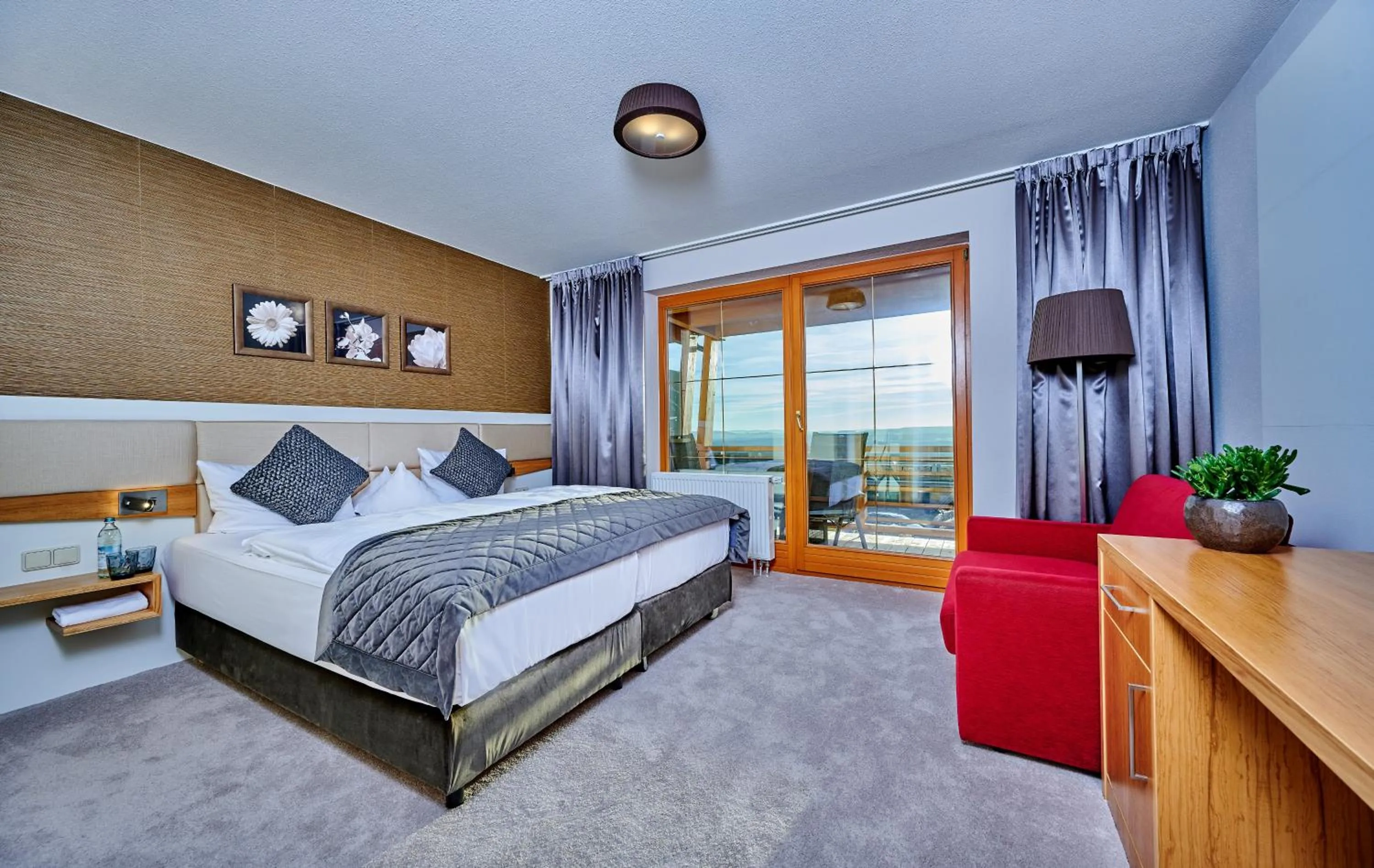 Photo of the whole room, Bed in Der Birkenhof Spa & Genuss Resort