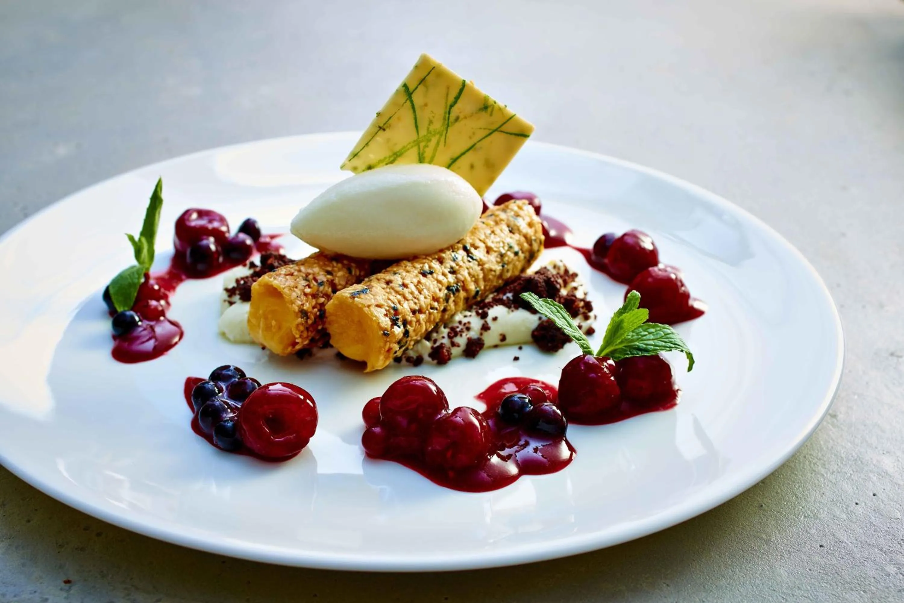 Food close-up in Der Birkenhof Spa & Genuss Resort