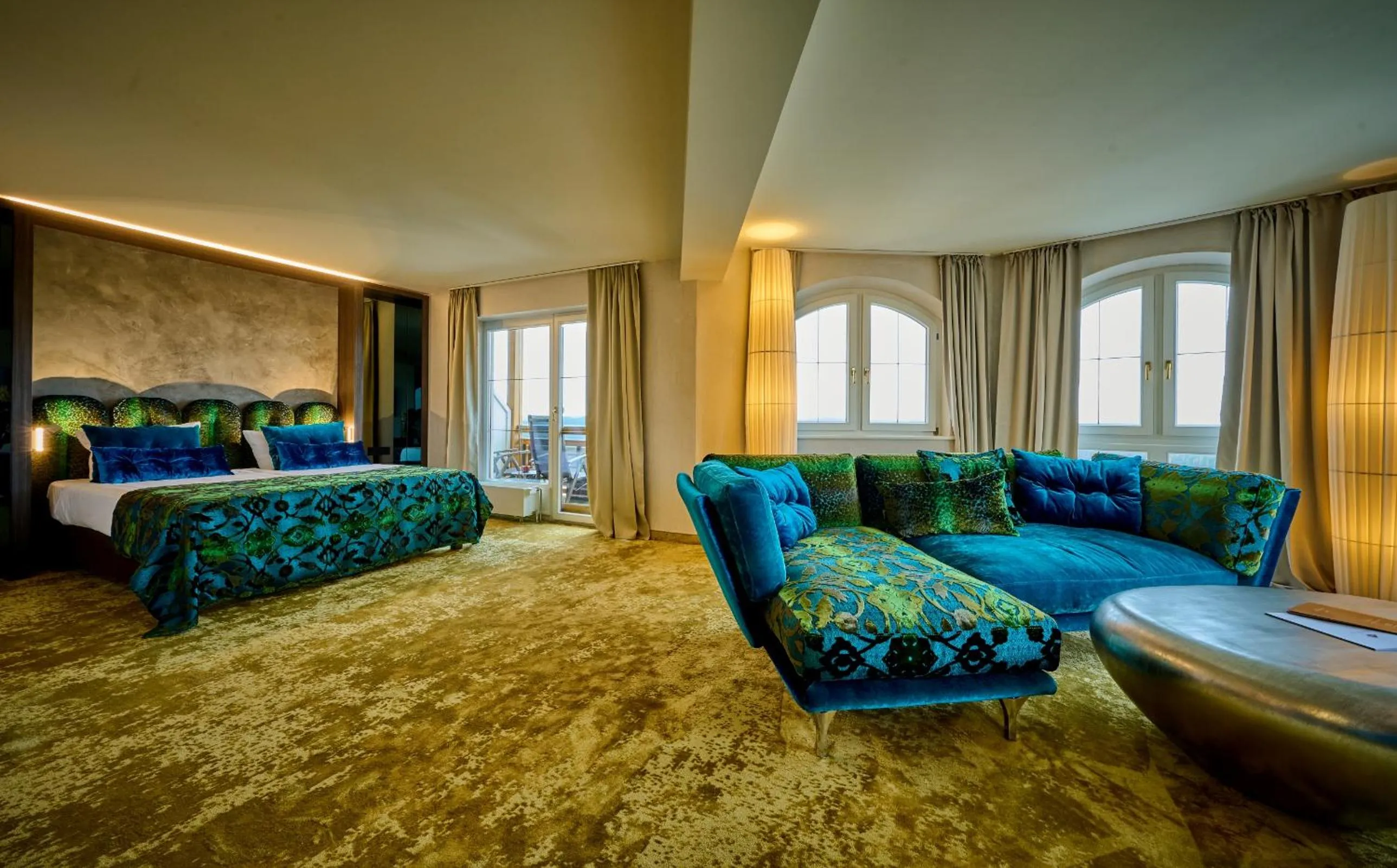 Photo of the whole room, Bed in Der Birkenhof Spa & Genuss Resort