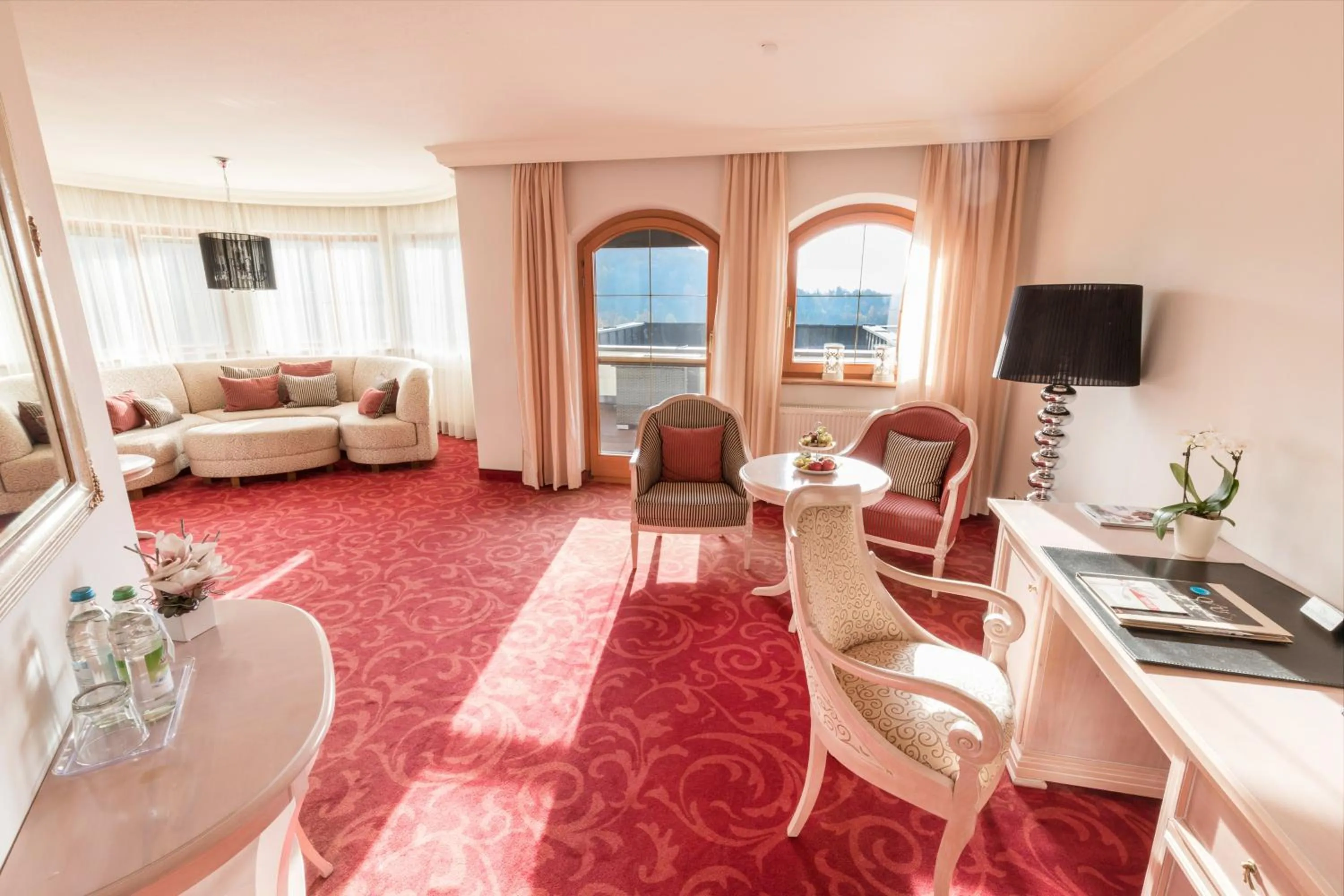 Photo of the whole room, Bed in Der Birkenhof Spa & Genuss Resort