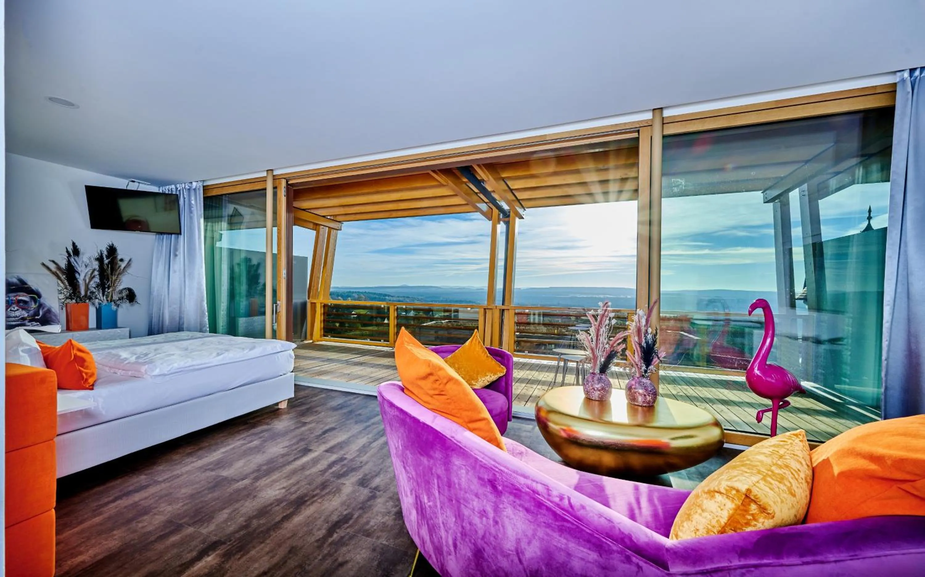 Photo of the whole room, Bed in Der Birkenhof Spa & Genuss Resort