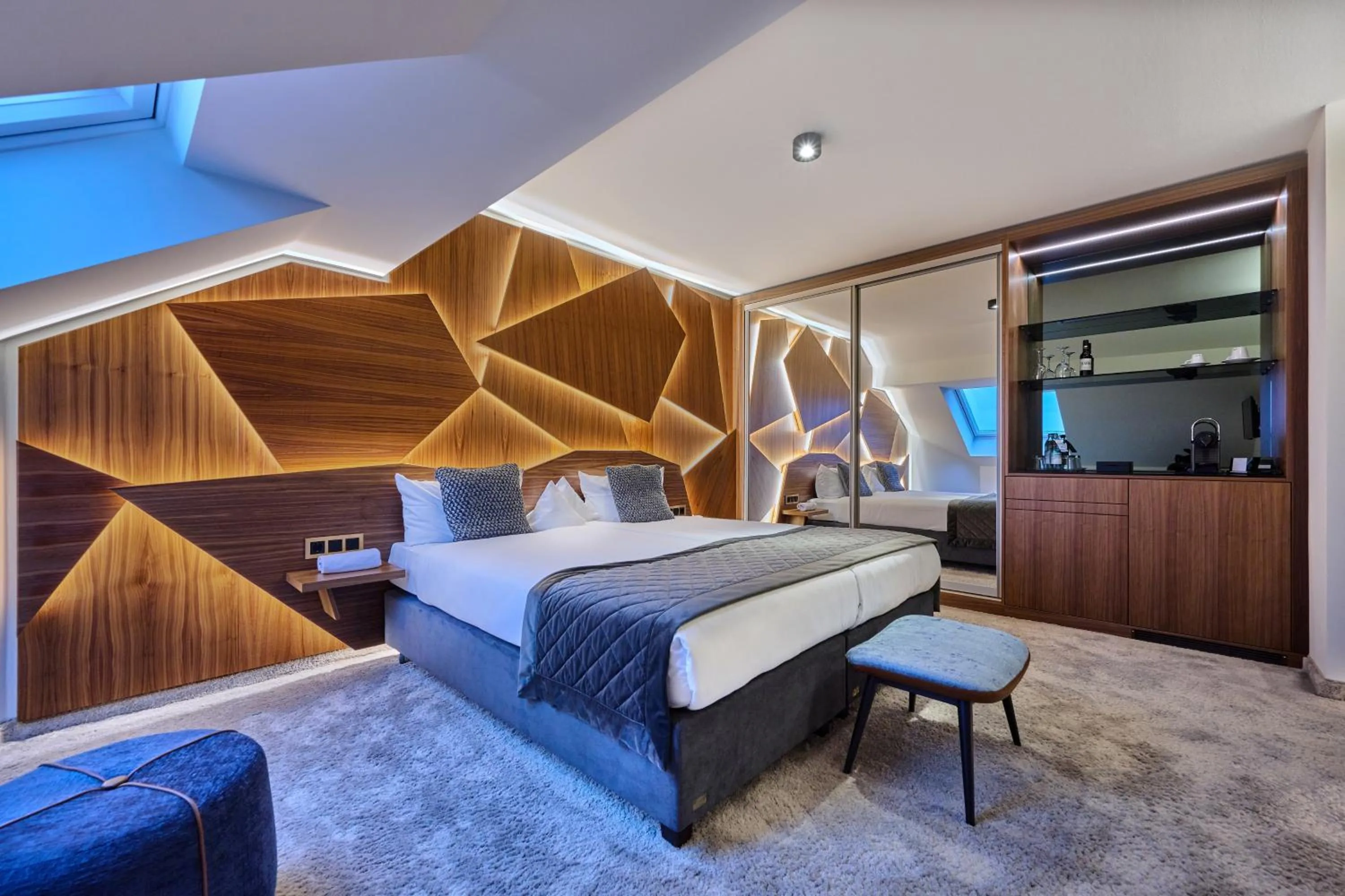 Bedroom, Bed in Der Birkenhof Spa & Genuss Resort