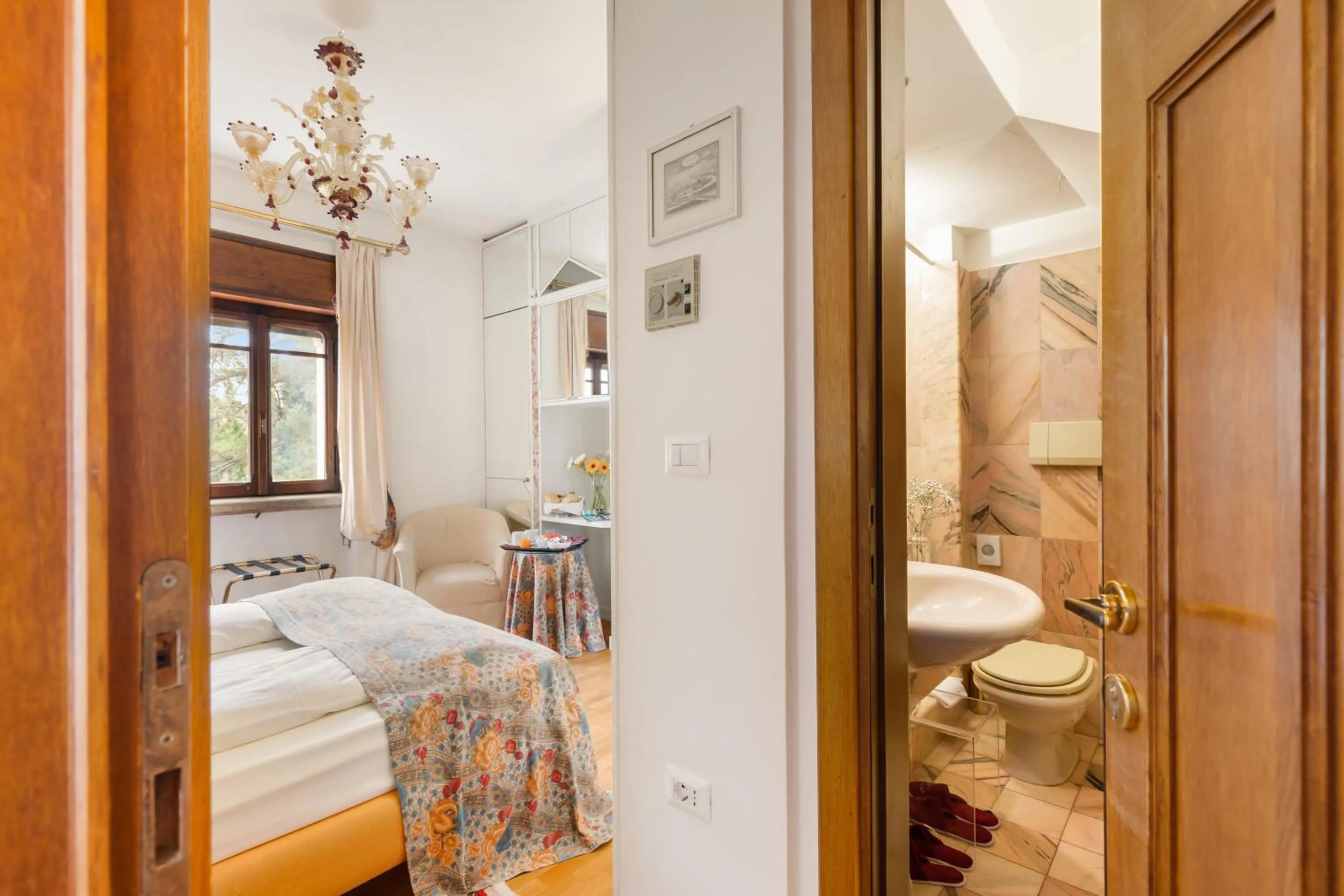 Bed in Villa Pambuffetti