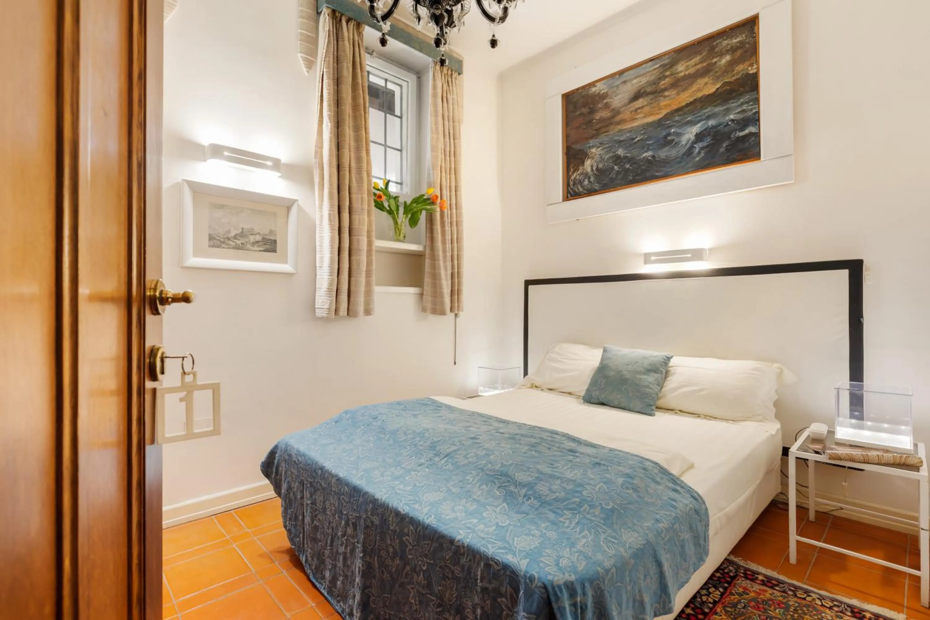 Bed in Villa Pambuffetti