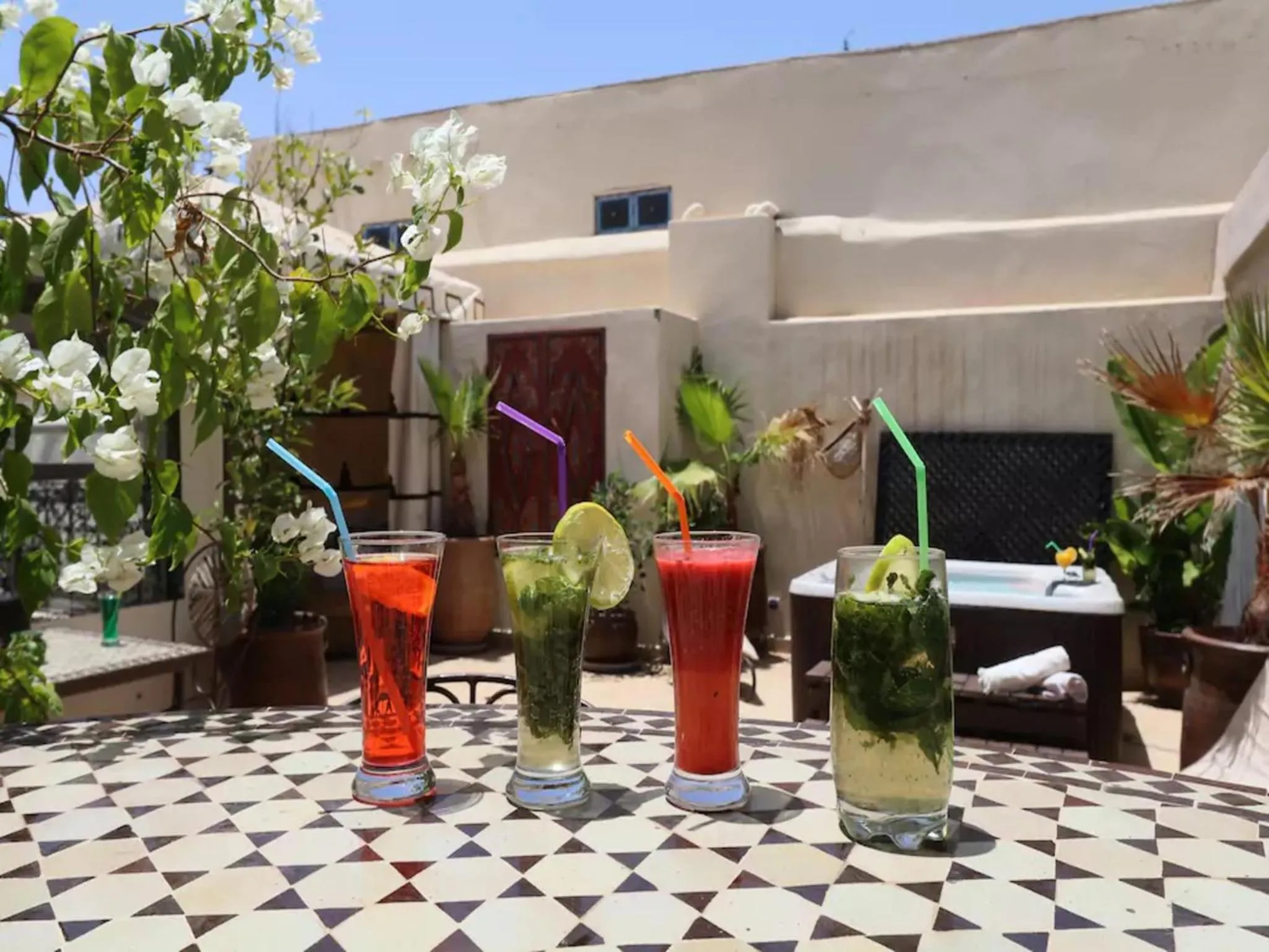 Decorative detail in Riad Rêve d'Or