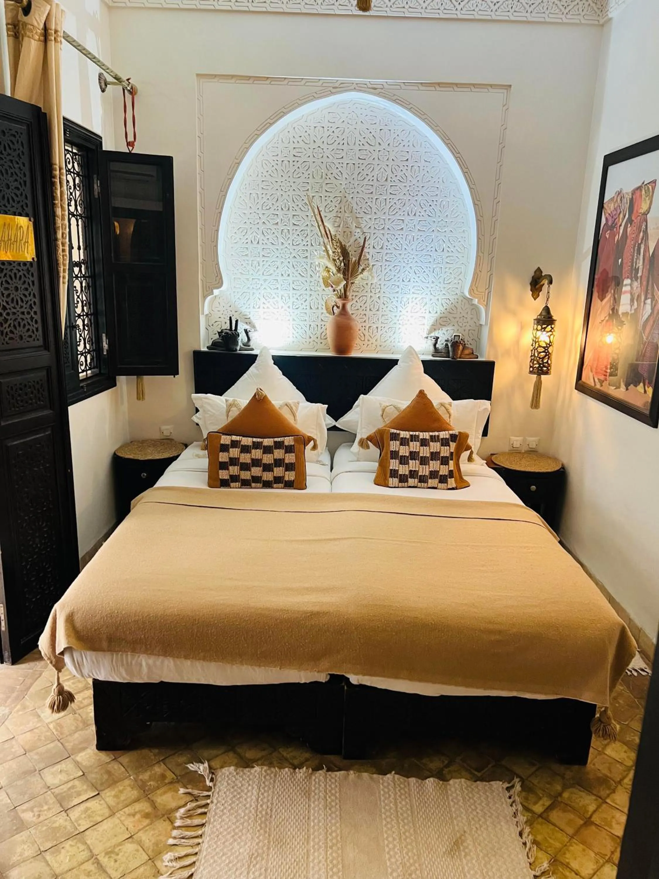 Bed in Riad Rêve d'Or