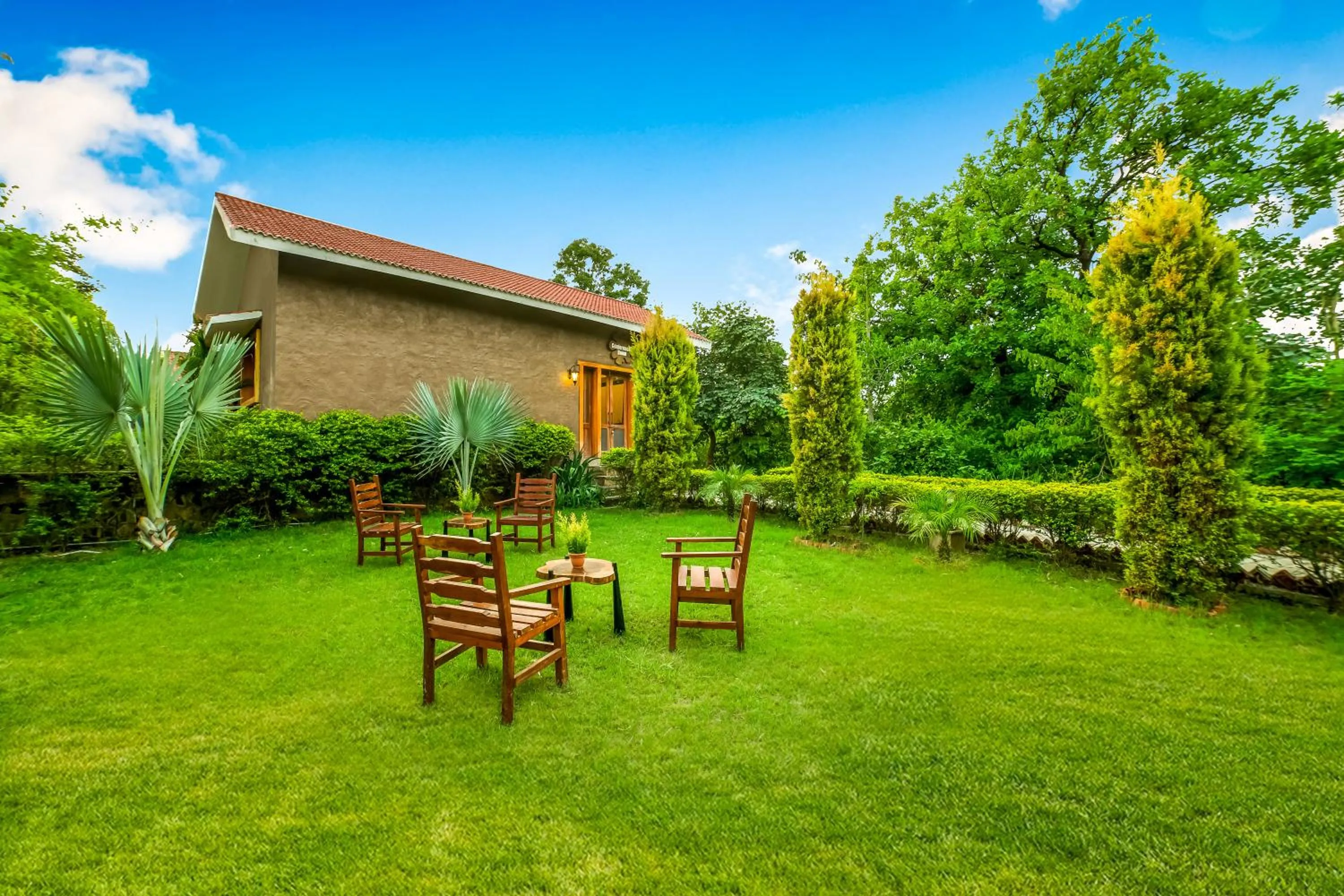 Garden in Lemon Tree Wildlife Resort, Bandhavgarh