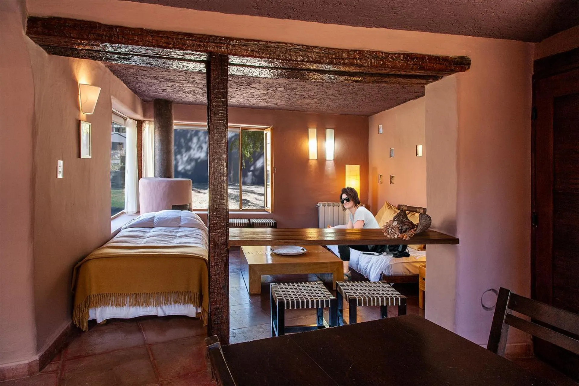 Bed in La Comarca Hotel