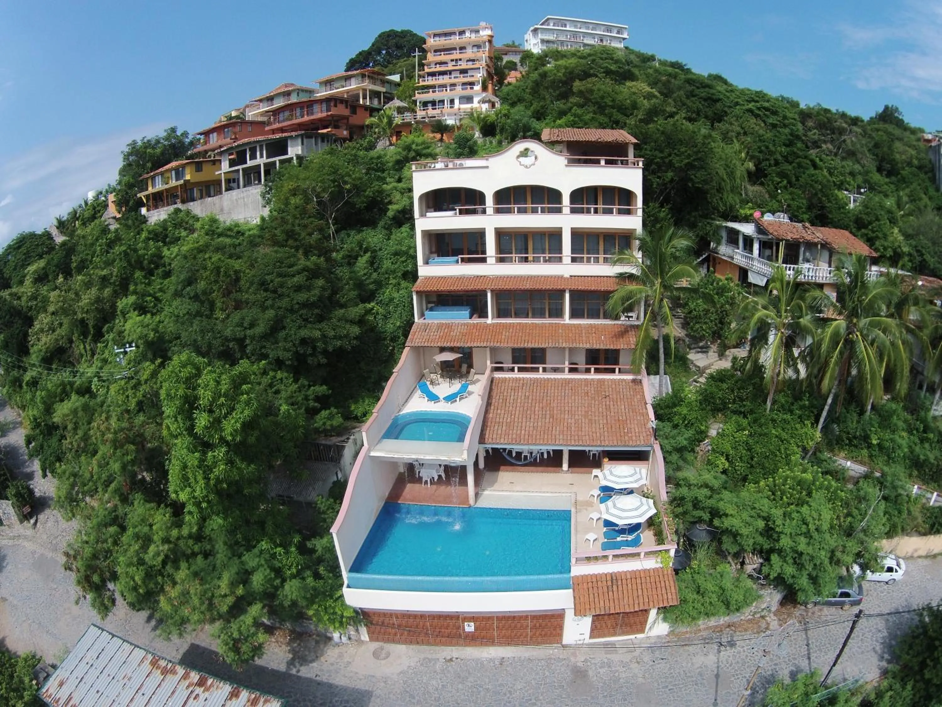 Bird's eye view in Villa del Pescador