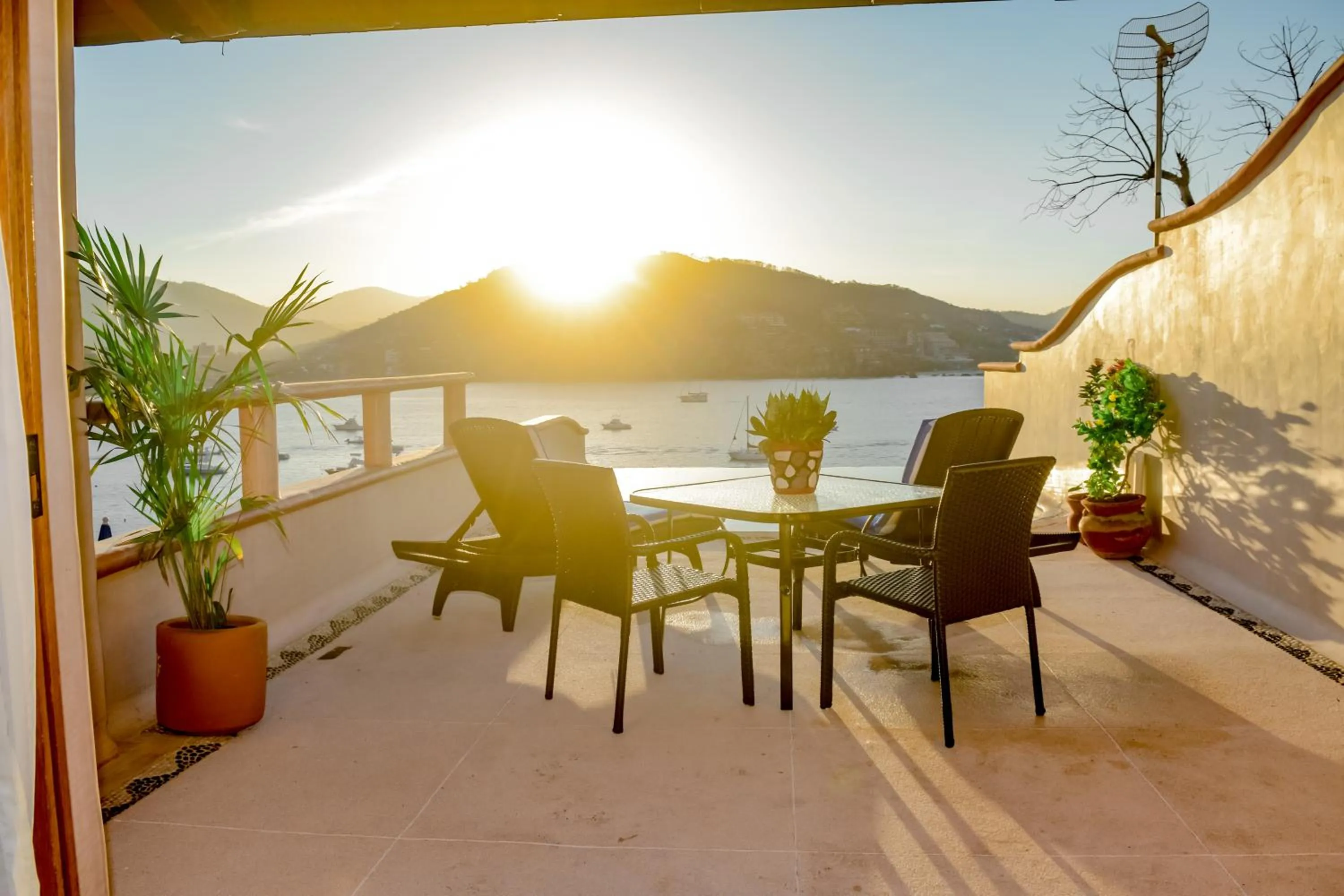 Balcony/Terrace in Villa del Pescador