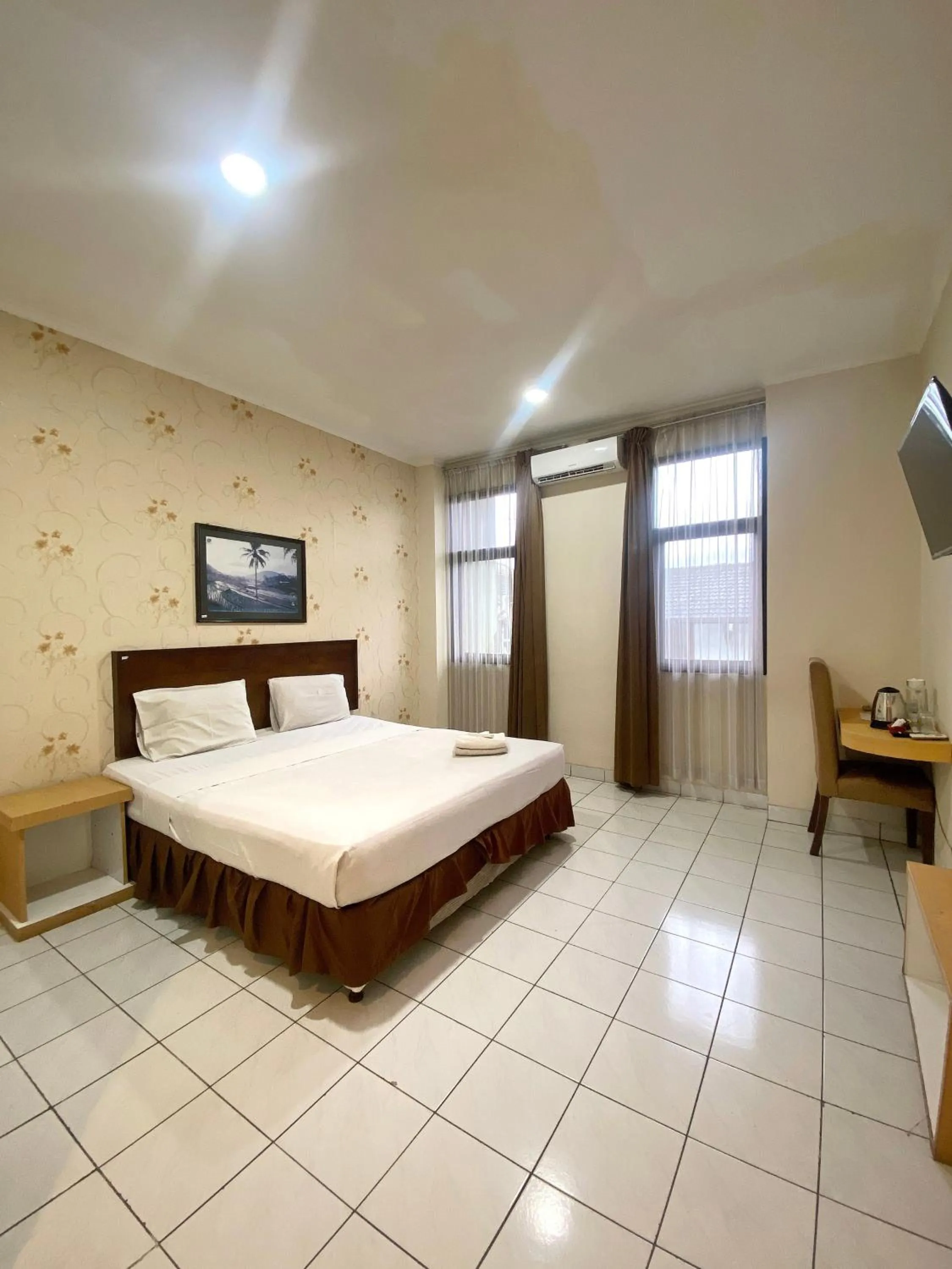 Bed in Hotel Posters