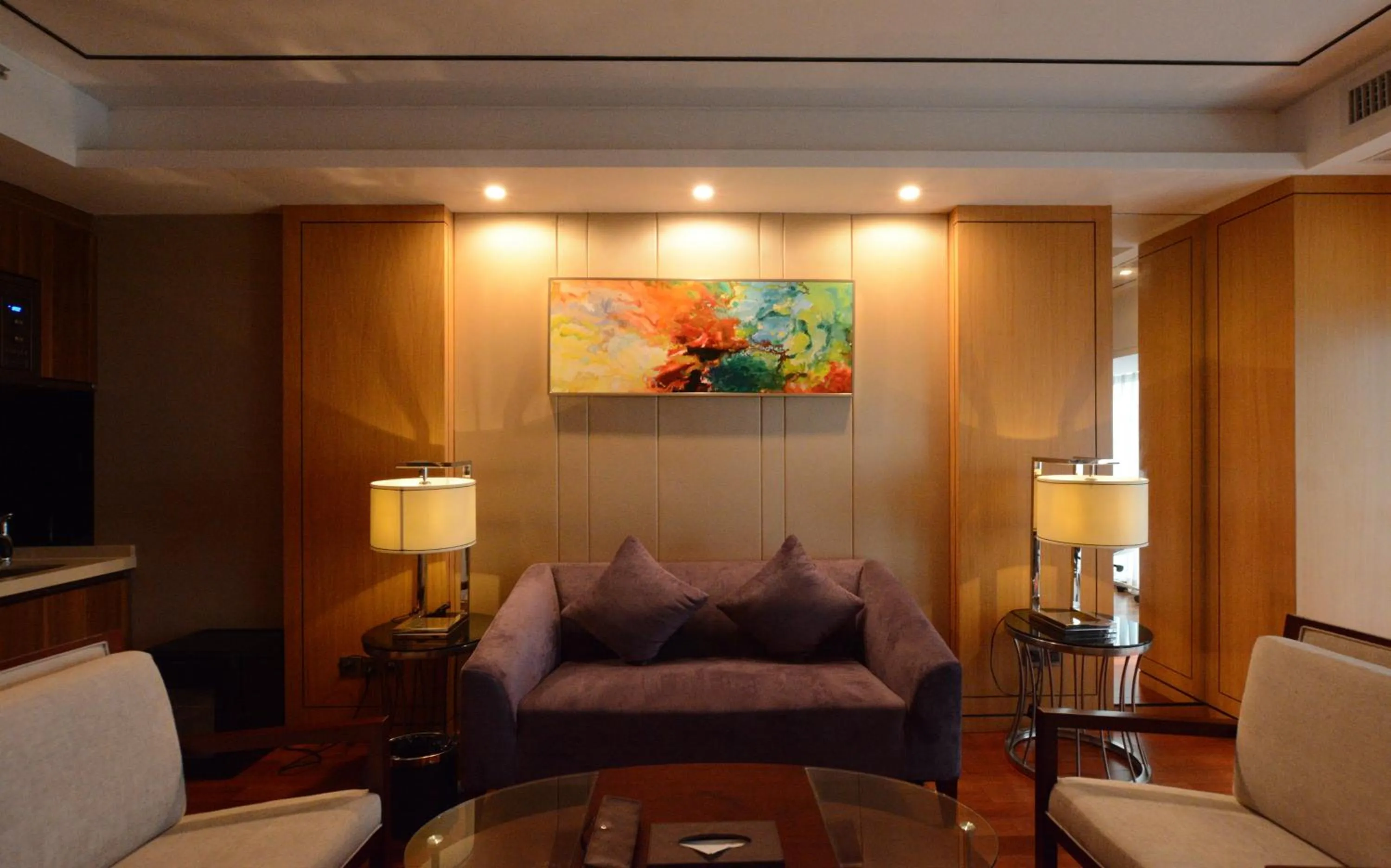 Living room in Sentosa Hotel Apartment Taoyuan Branch