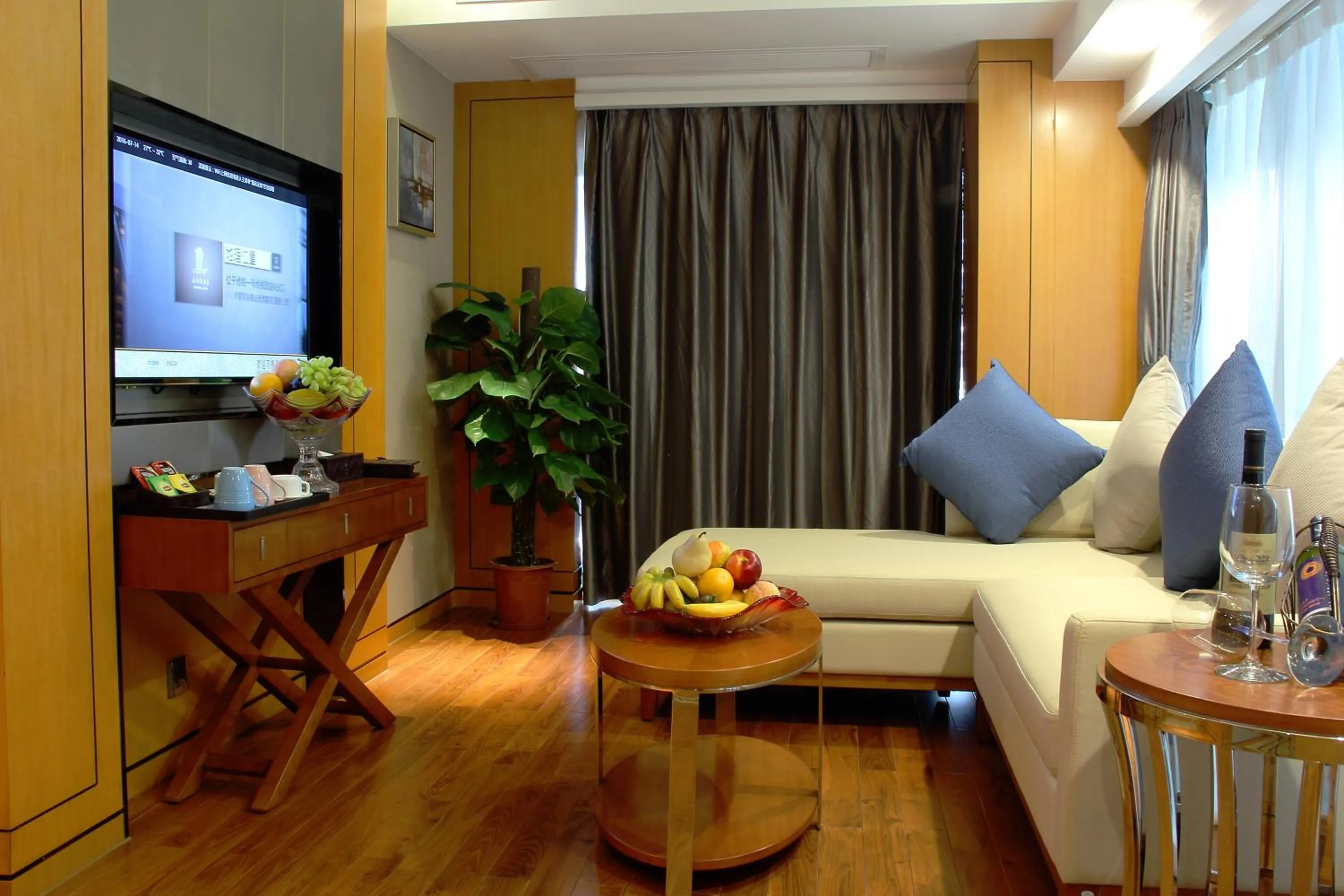 Living room in Sentosa Hotel Apartment Taoyuan Branch