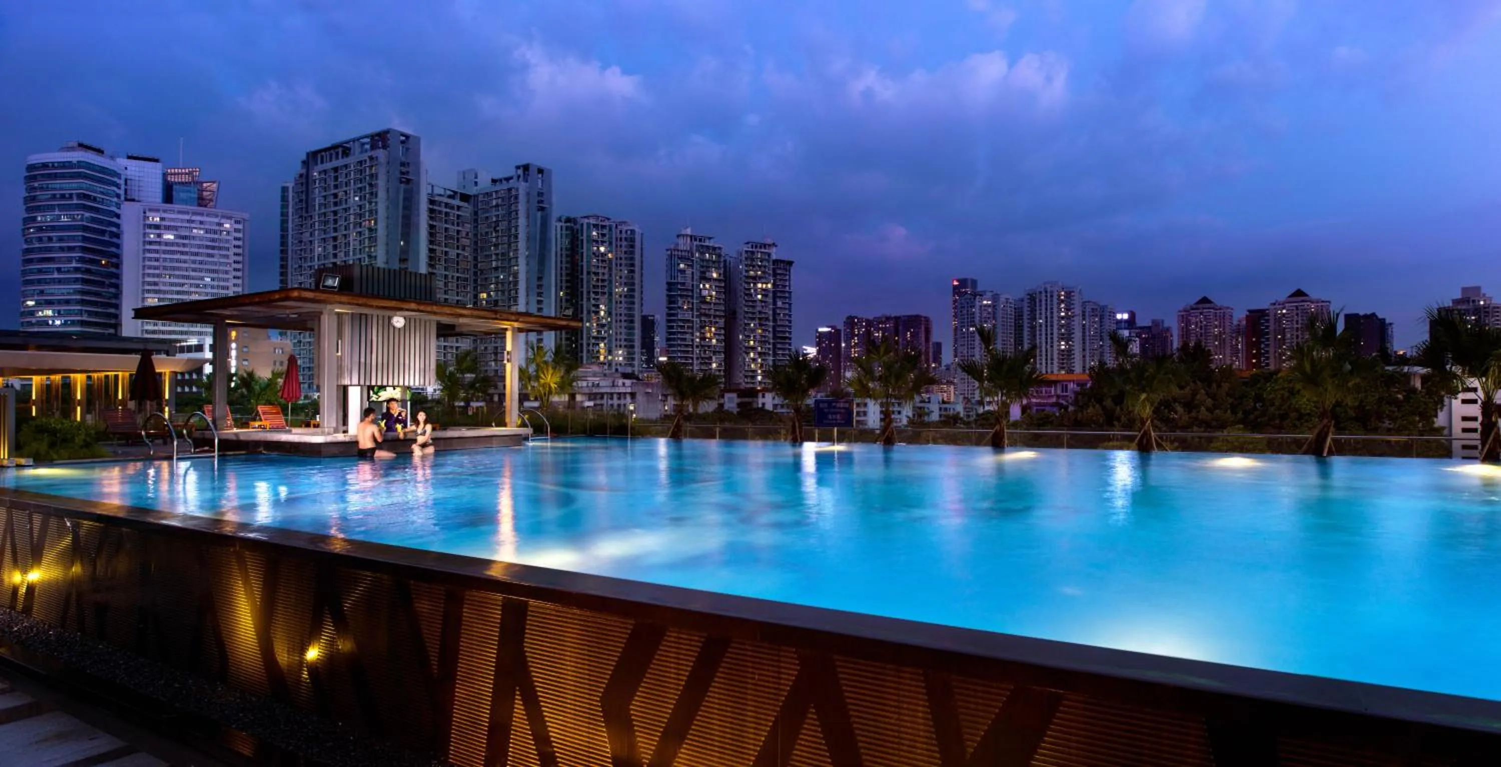 Pool view in Sentosa Hotel Apartment Taoyuan Branch