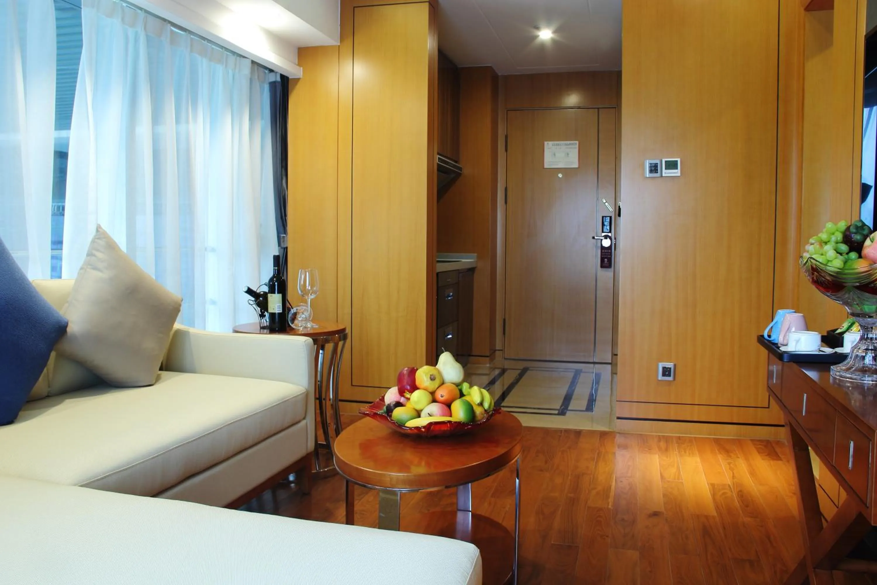 Living room in Sentosa Hotel Apartment Taoyuan Branch