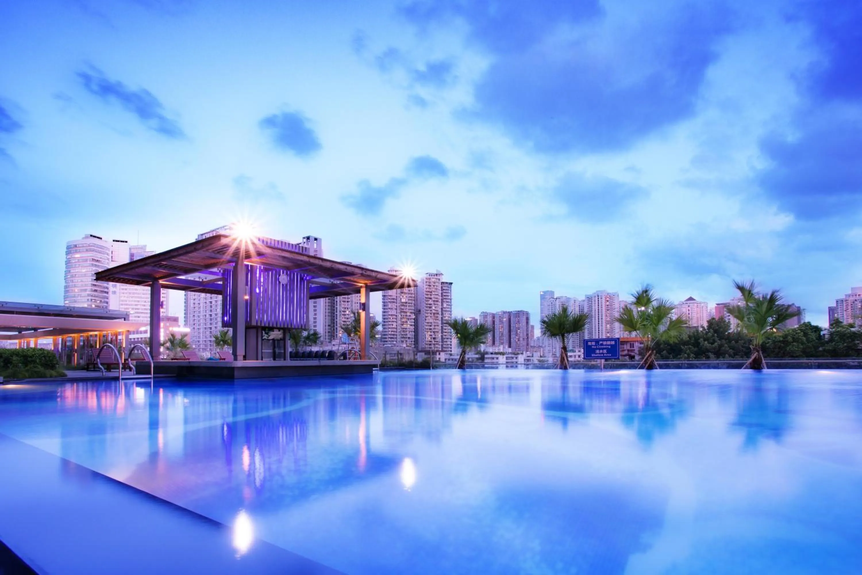 Pool view in Sentosa Hotel Apartment Taoyuan Branch