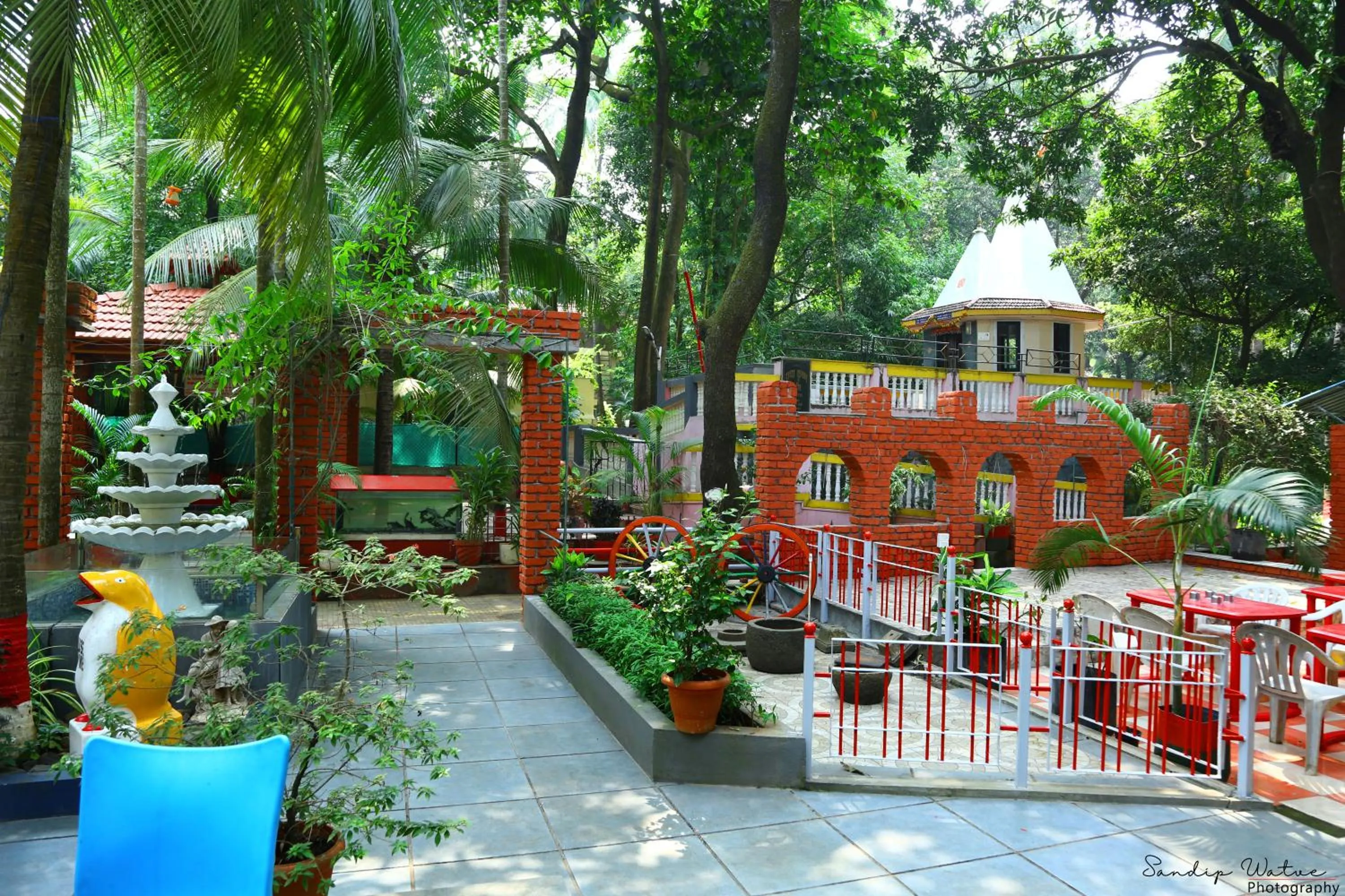 Garden in Jogalekar Cottage Alibaug