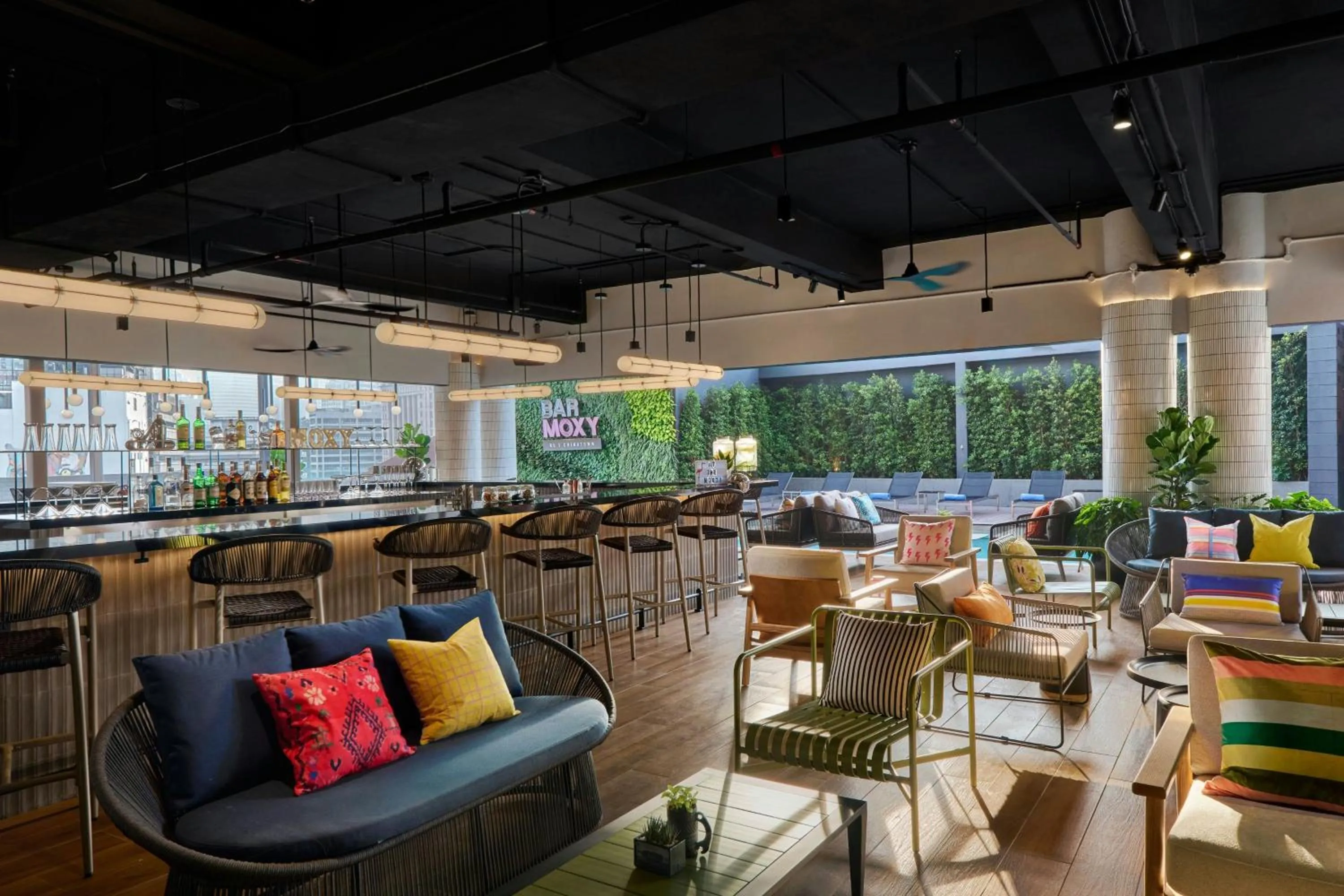 Swimming pool in Moxy Kuala Lumpur Chinatown