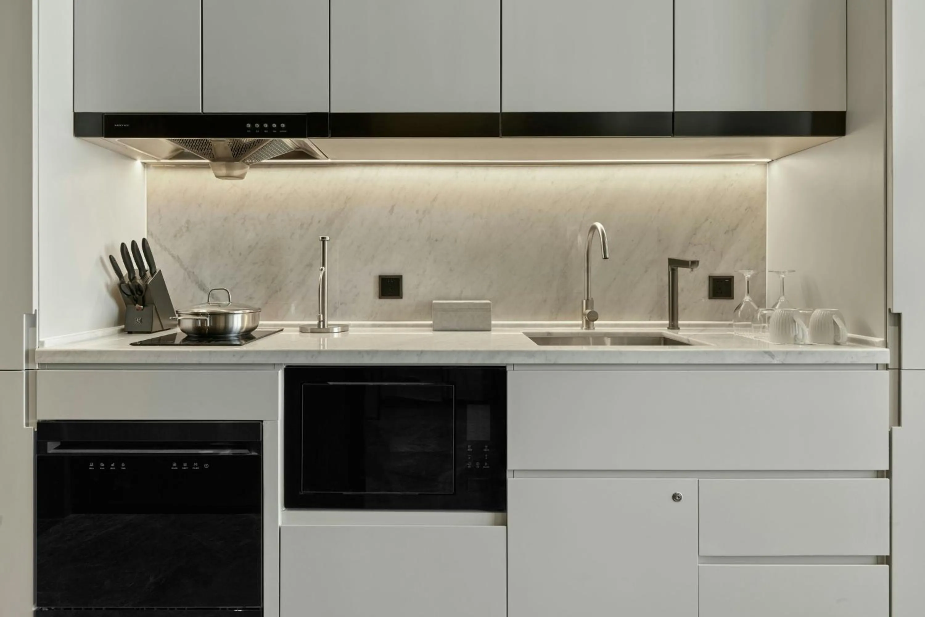 Kitchen or kitchenette in Marriott Executive Apartments Suzhou Industrial Park