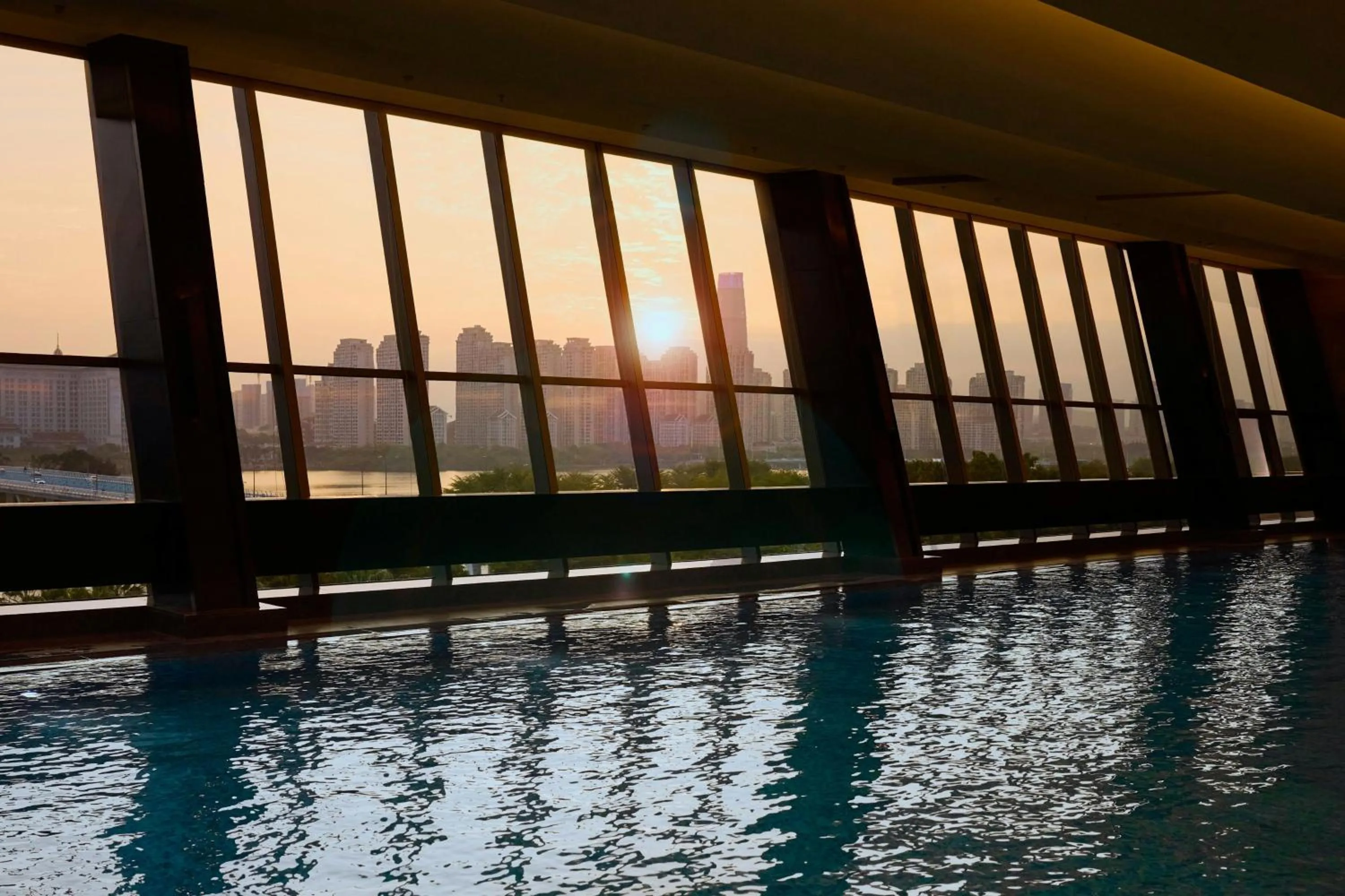 Swimming pool in Sheraton Grand Xiamen Jimei