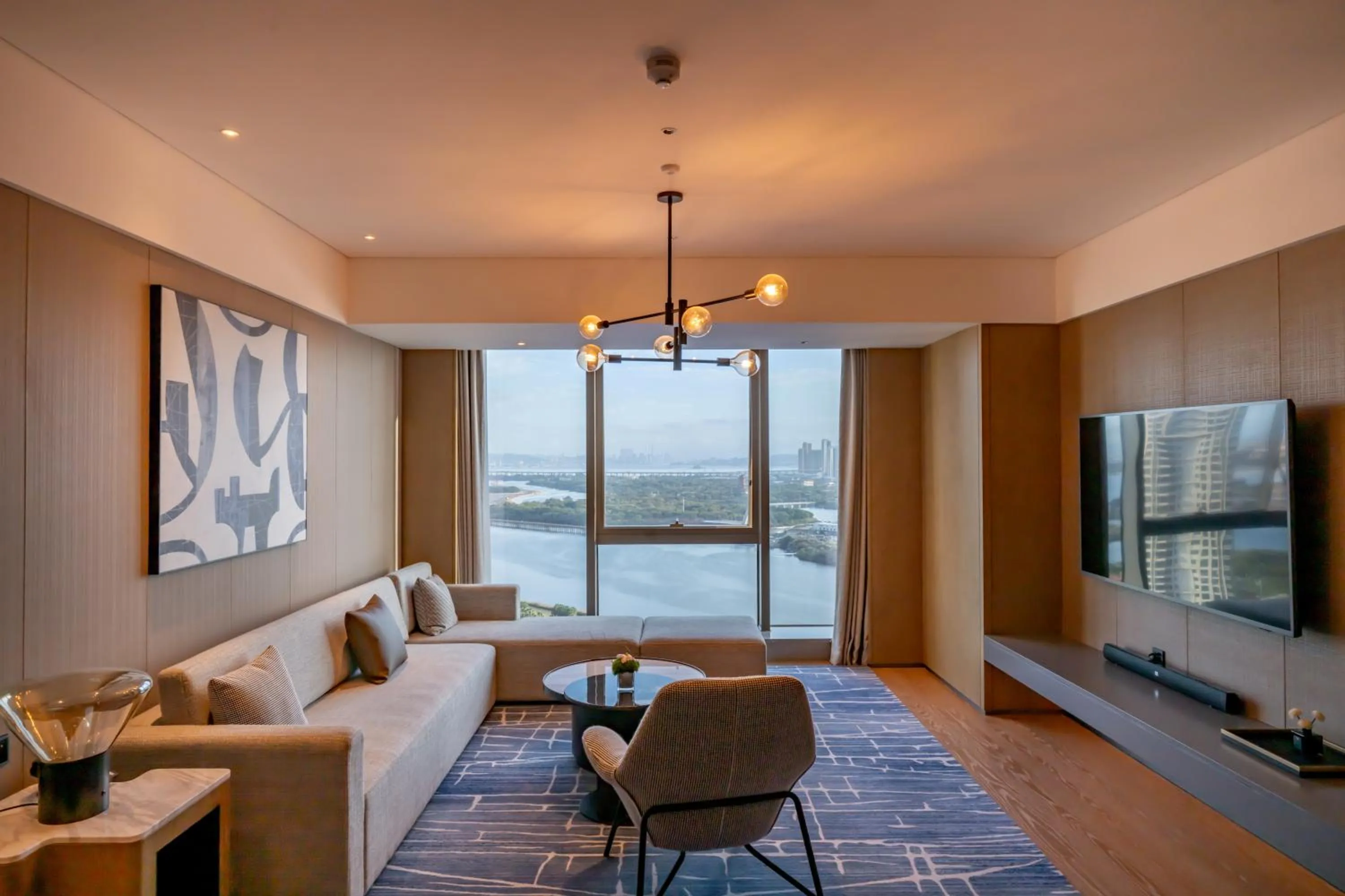 Seating area in Sheraton Grand Xiamen Jimei