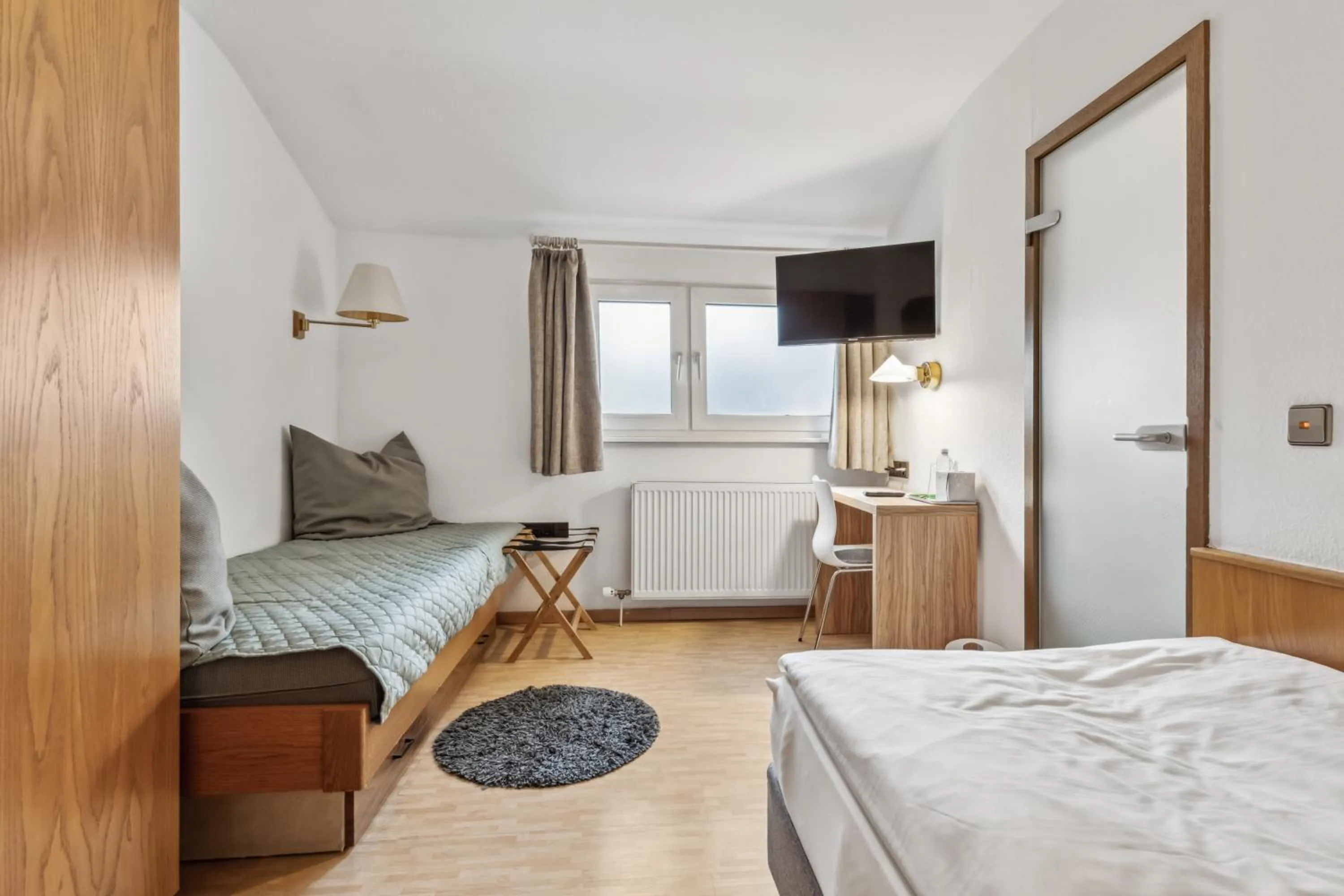 Bed in Hotel zum Erwin