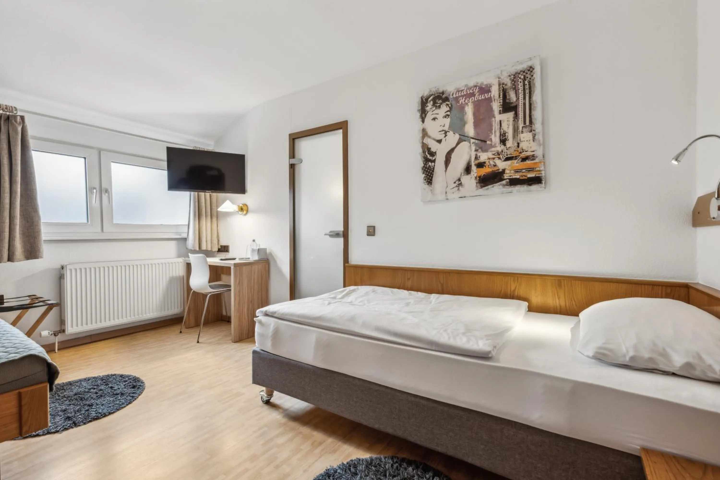 Bed in Hotel zum Erwin