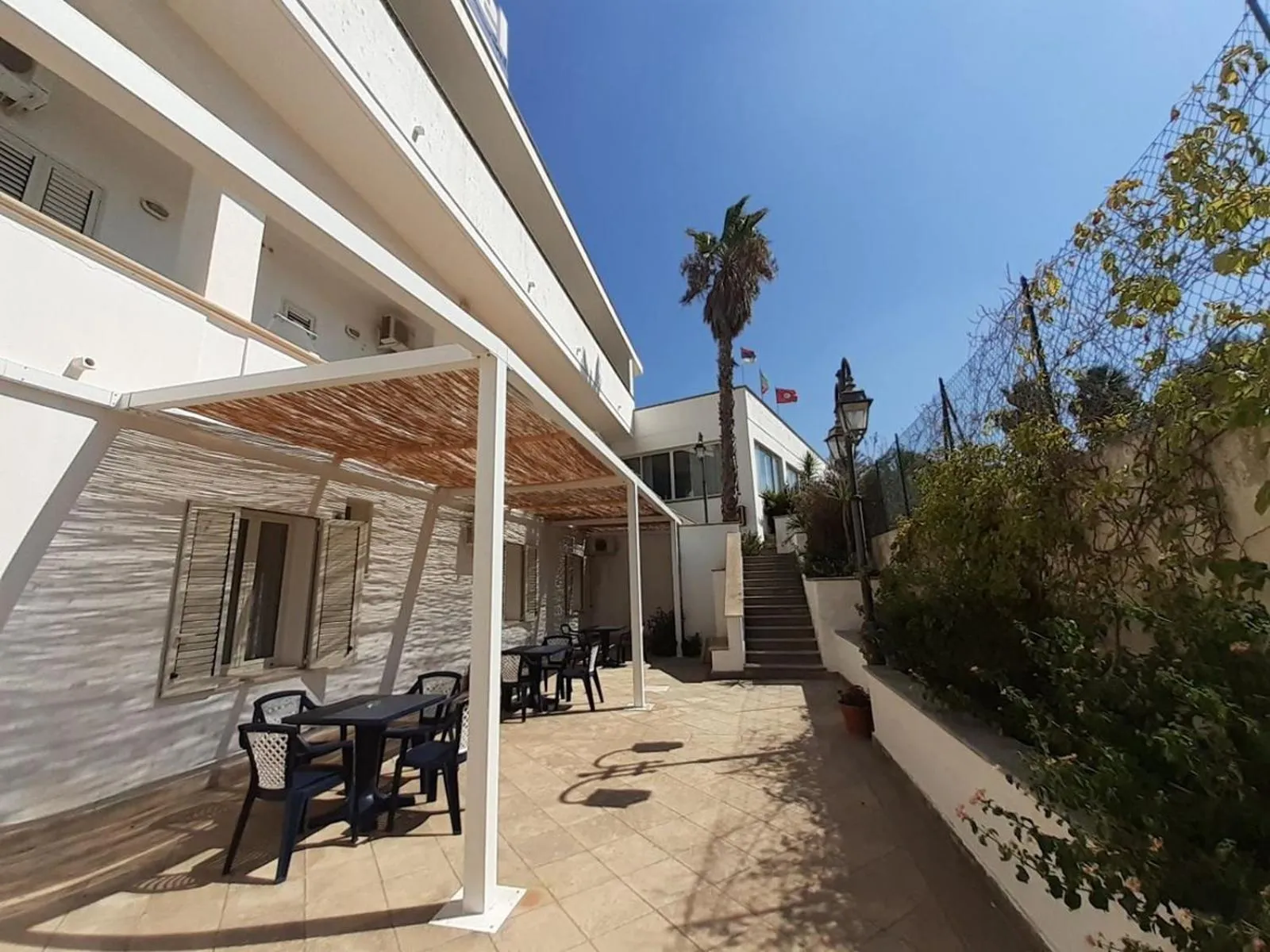 Patio in Picchio Hotel Pescoluse