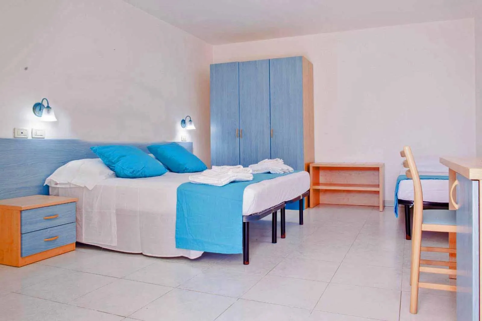 Bed in Picchio Hotel Pescoluse