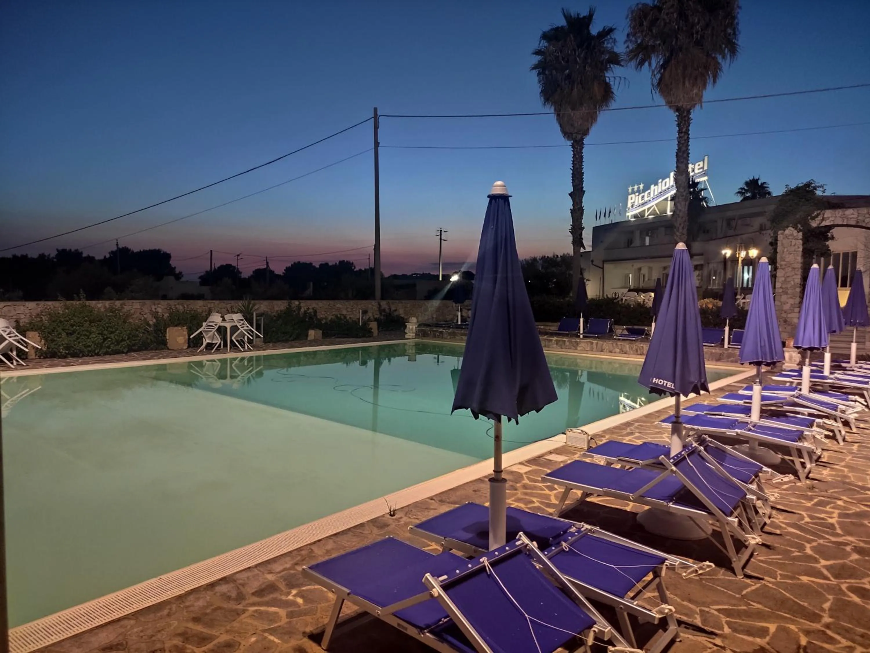 Solarium in Picchio Hotel Pescoluse