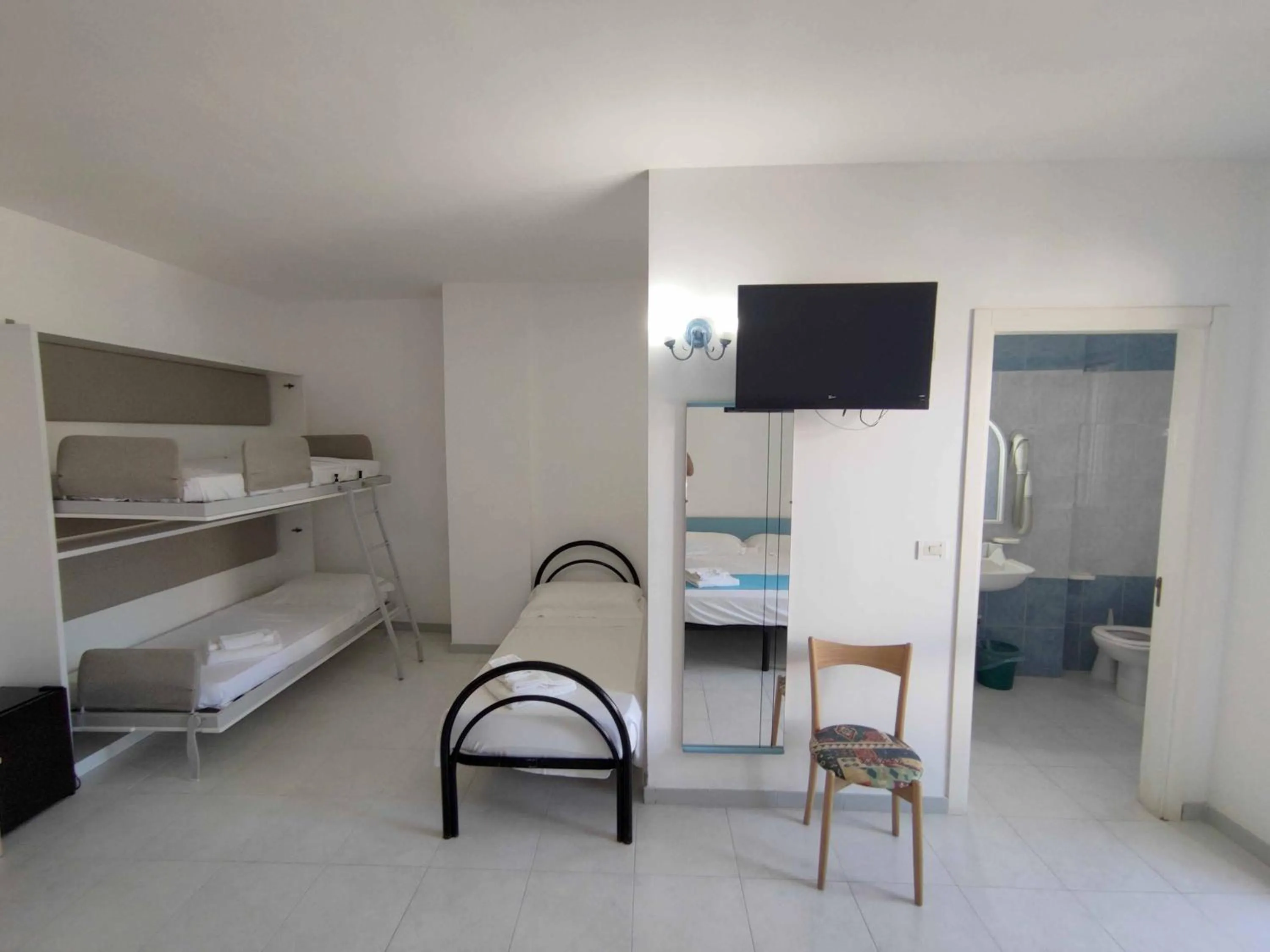 Bed in Picchio Hotel Pescoluse