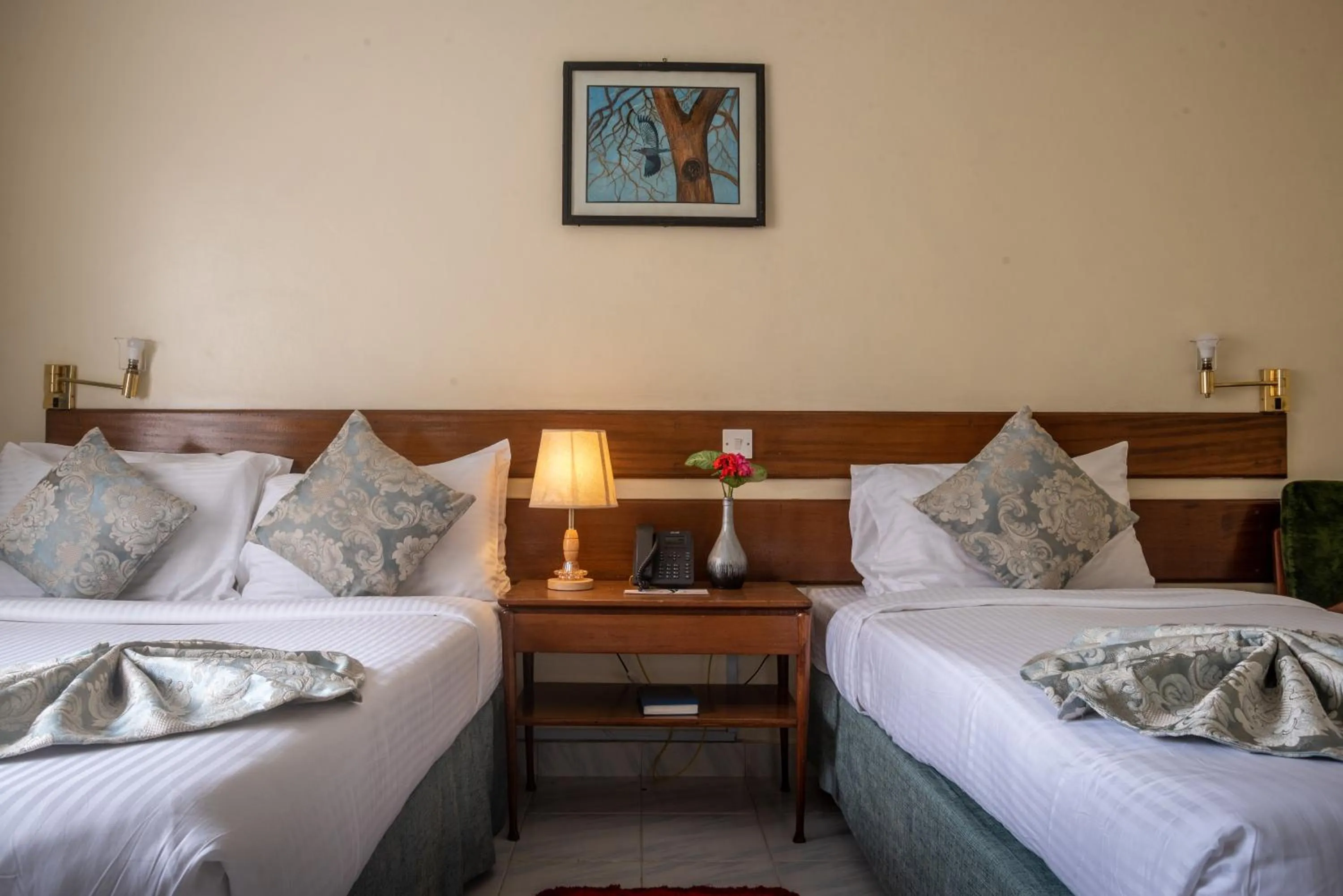 Bed in Sportsview Hotel Kasarani