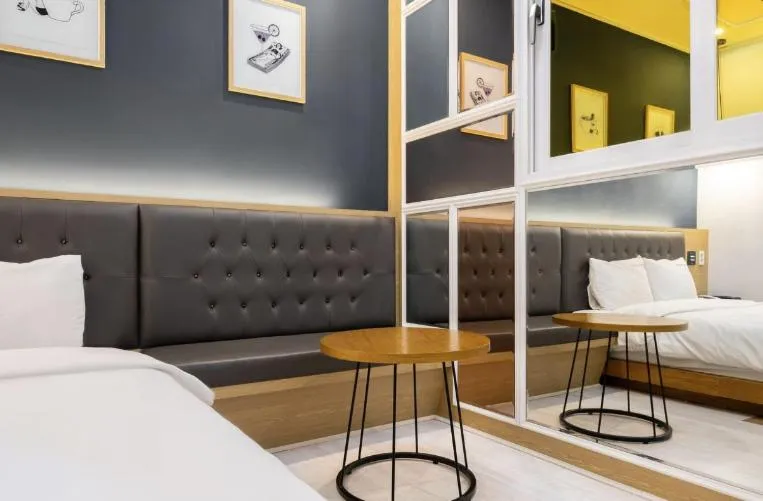 Bed in Hotel Yoegieottae Gwangju Hanam