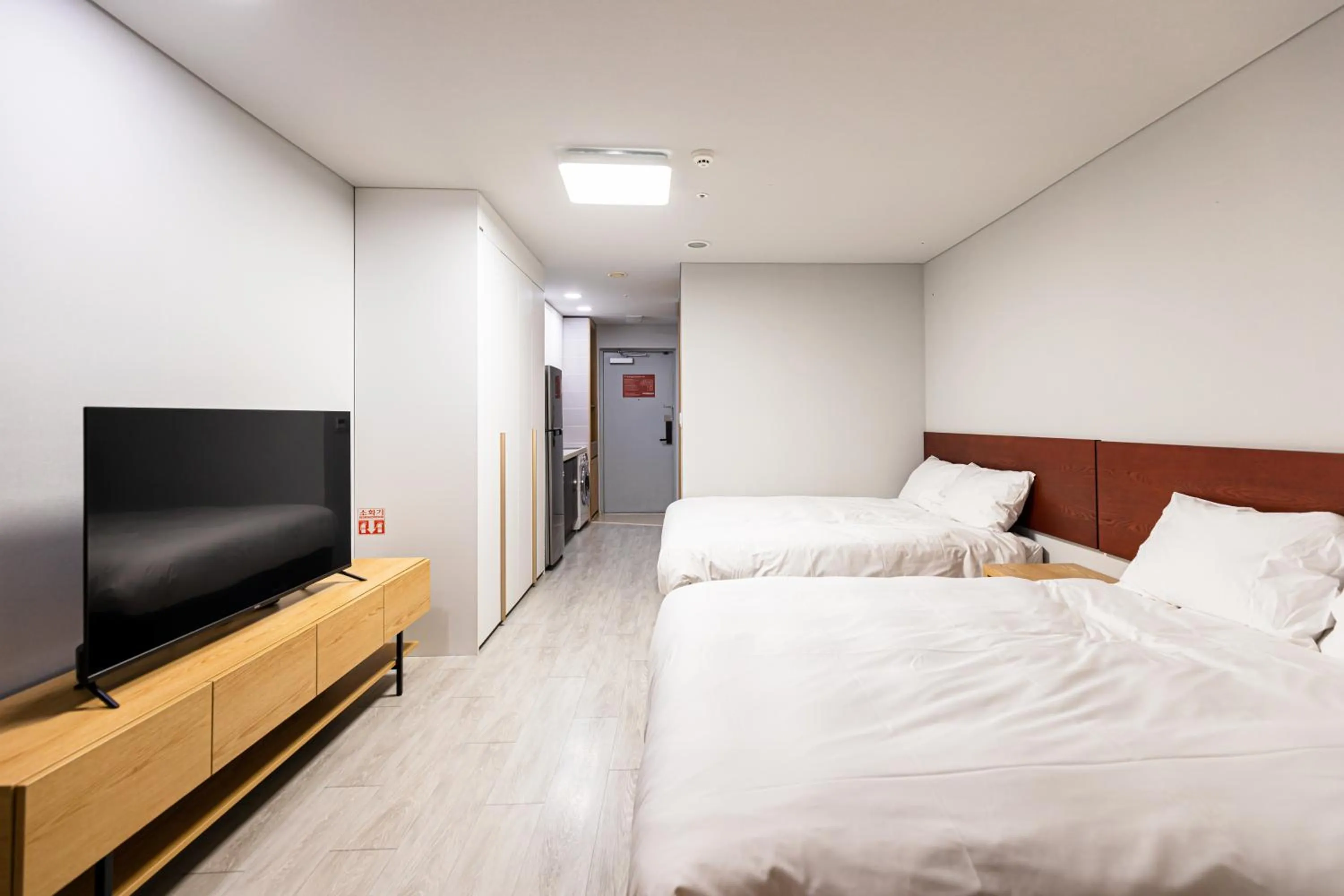 Bed in Hotel Modak Namdaemun