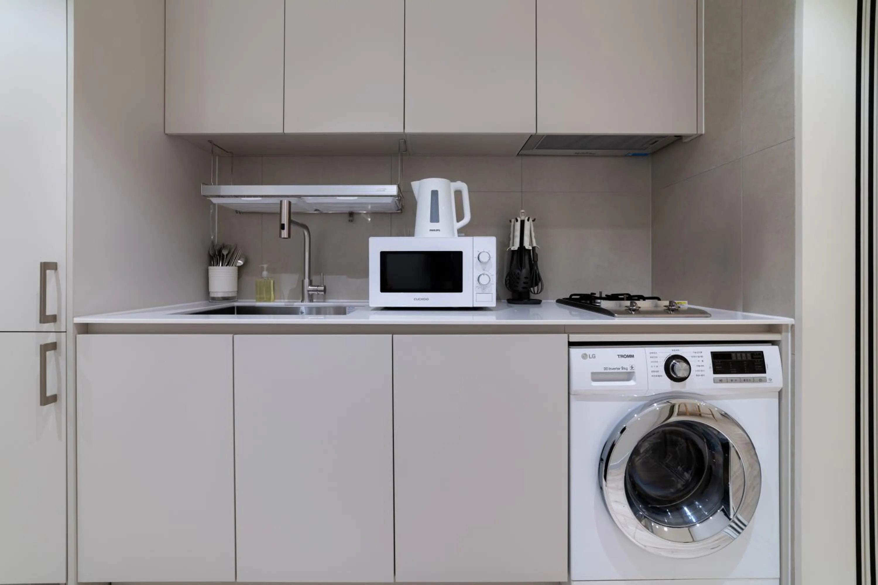 Kitchen or kitchenette in Hotel Modak Namdaemun