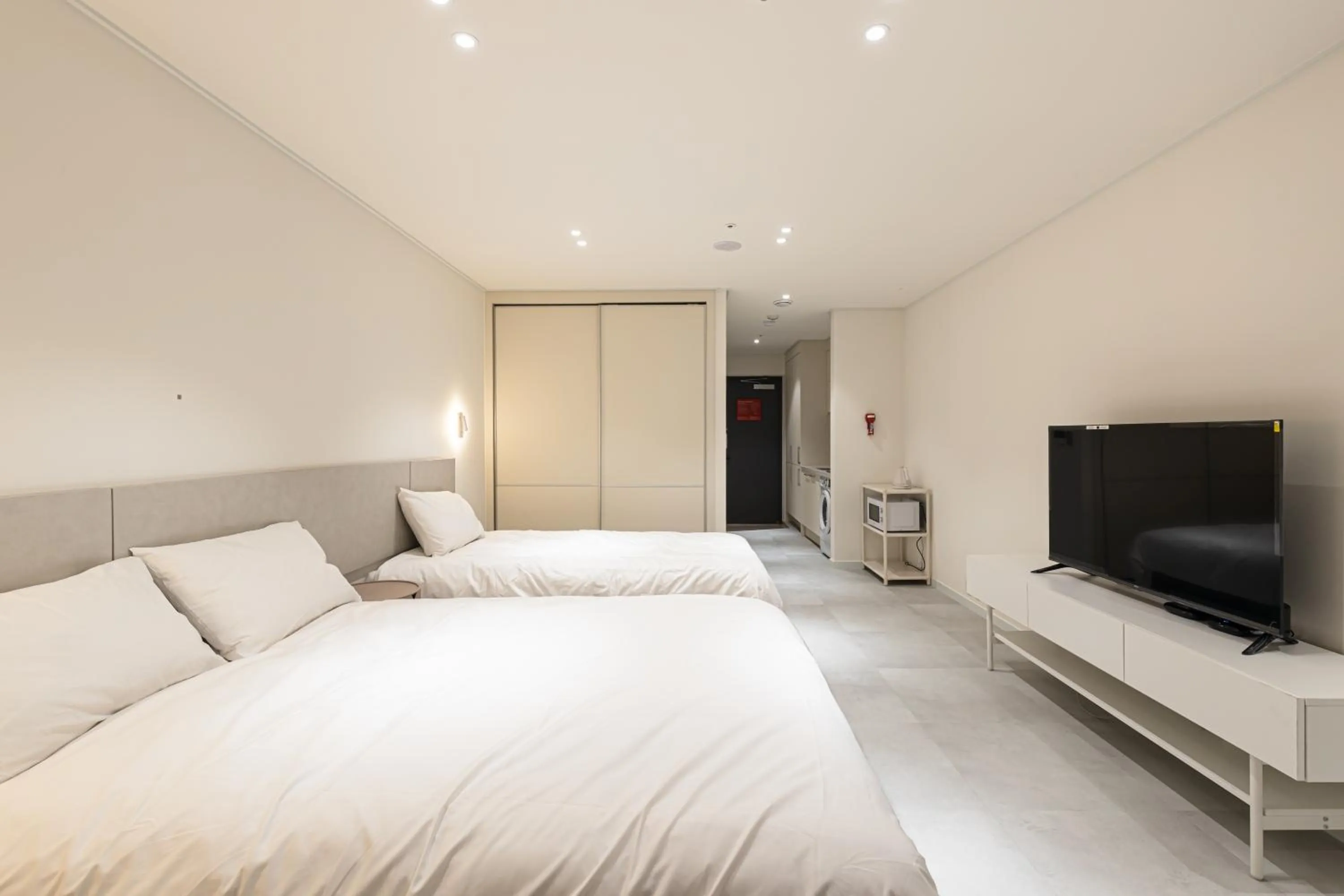 Bed in Hotel Modak Namdaemun